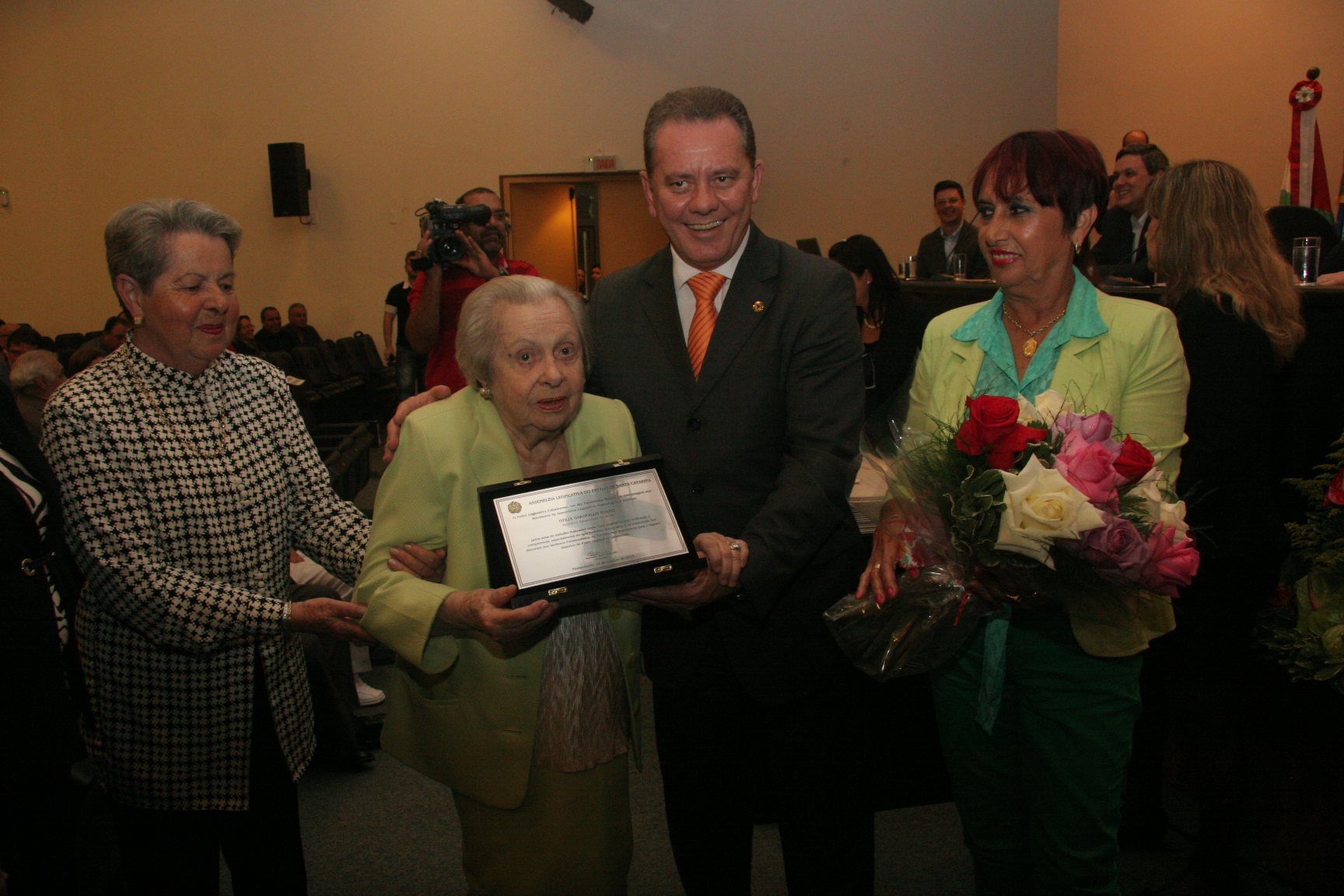Homenagem Funcionários ALESC - Foto: Eduardo Guedes de Oliveira/ Agência AL