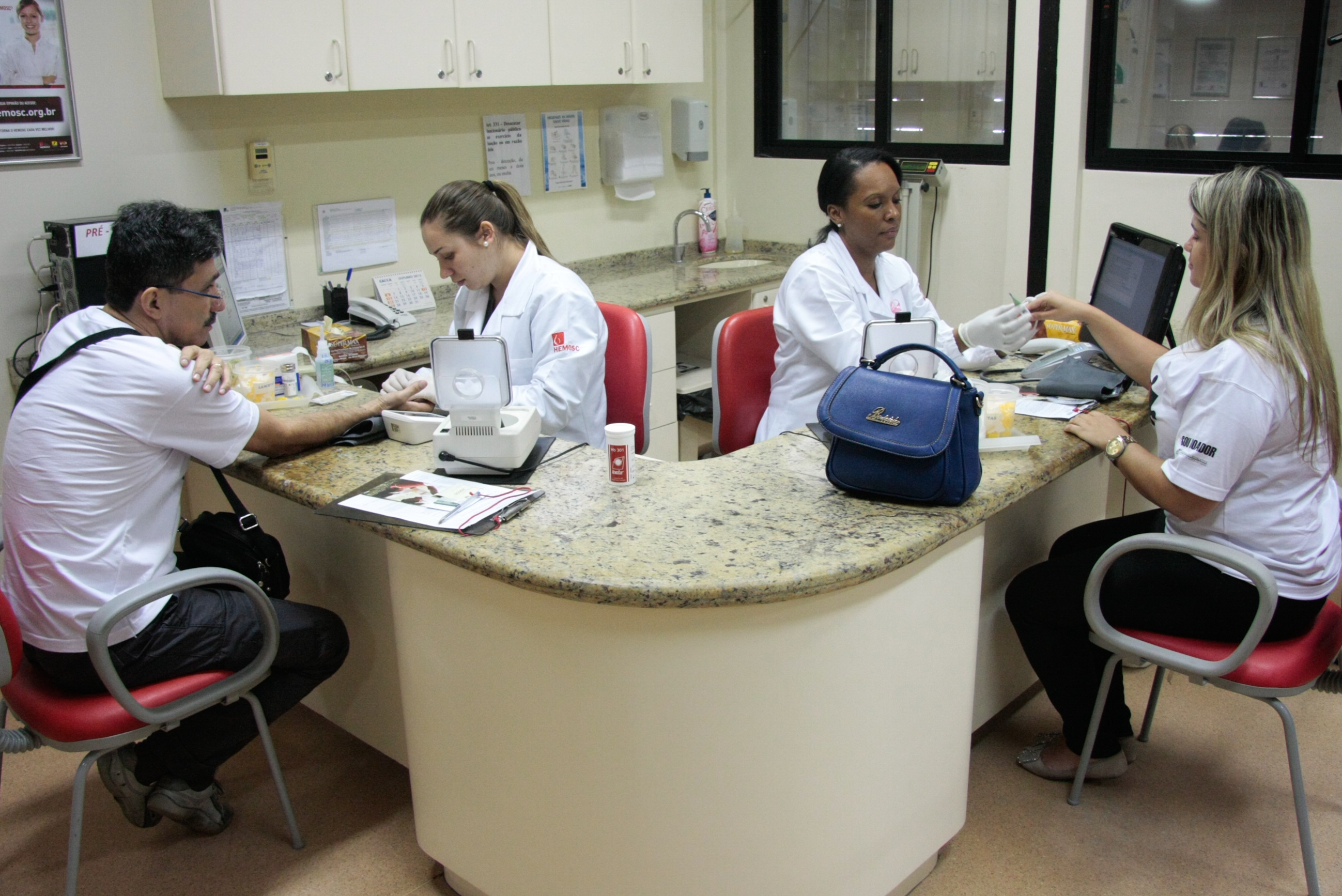 Doação de Sangue dos Funcionários da Alesc - Foto: Juliana Stadnik / Agência AL