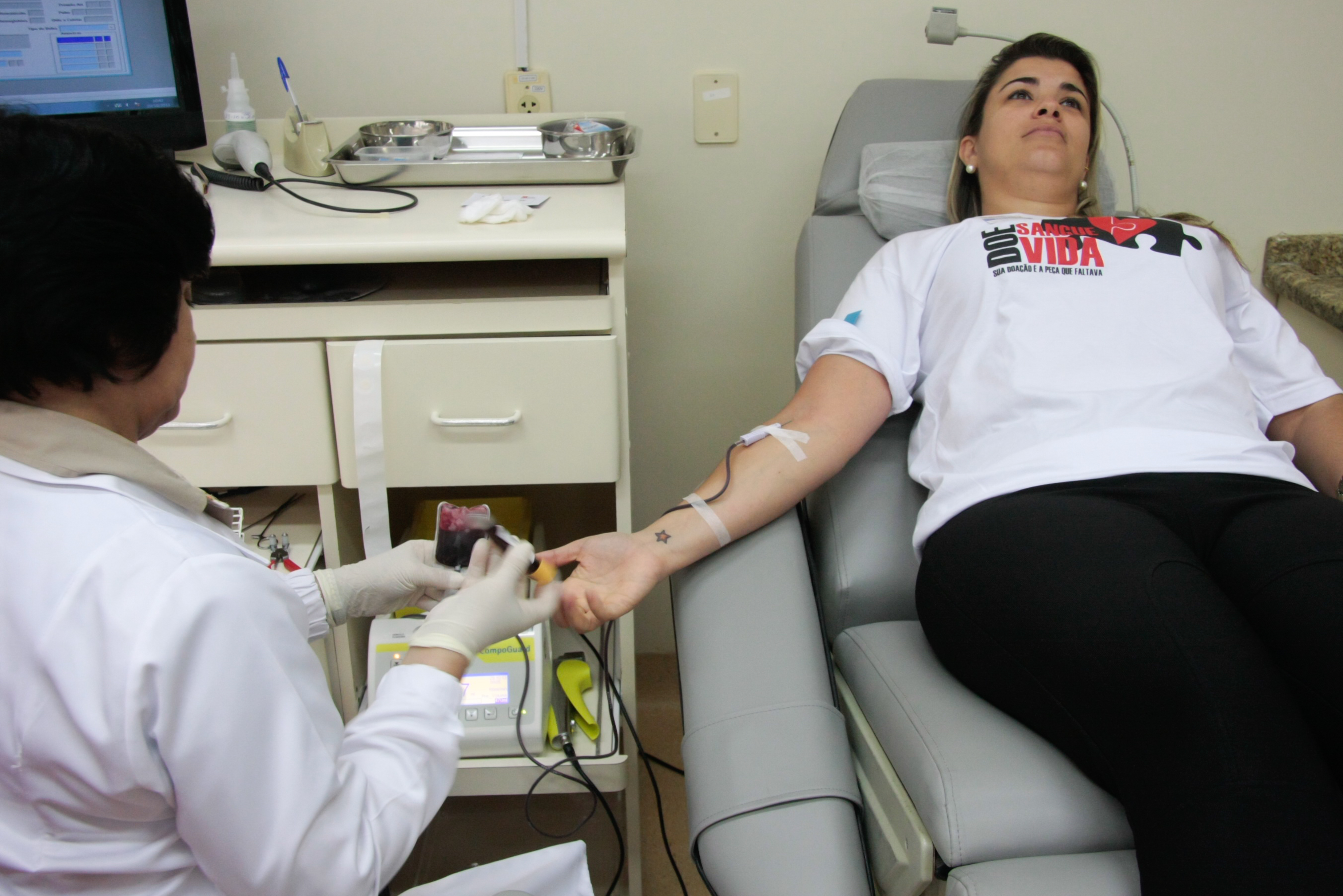 Doação de Sangue dos Funcionários da Alesc - Foto: Juliana Stadnik / Agência AL
