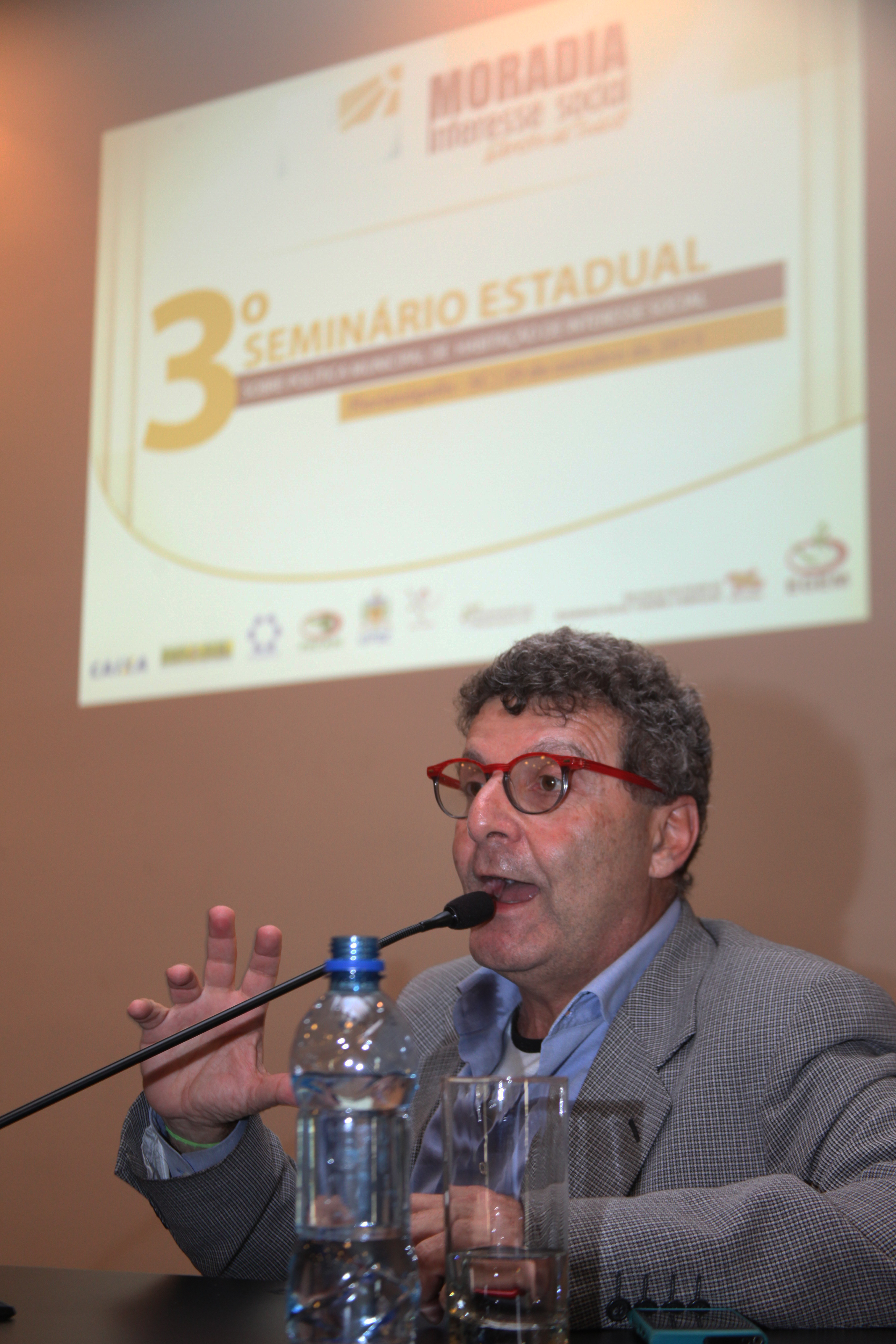 Nabil Bonduki. Seminário Estadual de Habitação. Foto: Leonardo Gonçalves / Agência AL