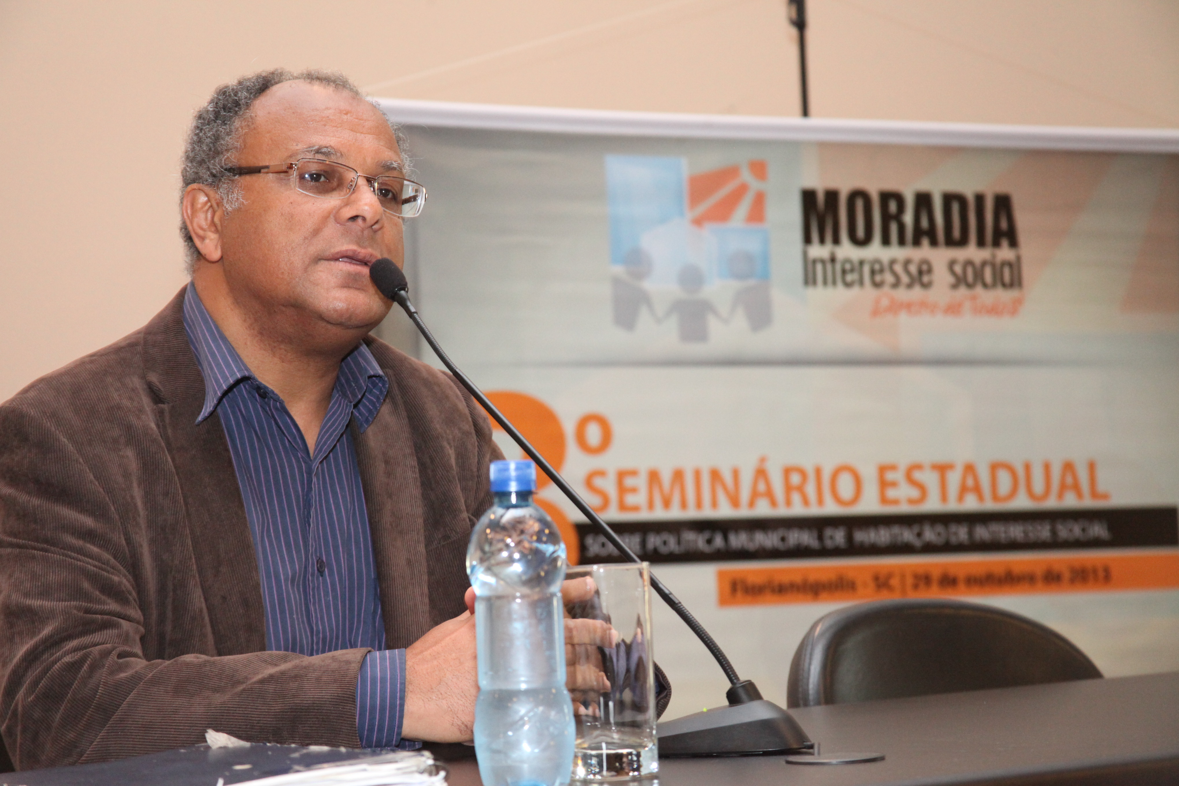 Fernando Bragança Perez. Seminário Estadual de Habitação. Foto: Leonardo Gonçalves / Agência AL