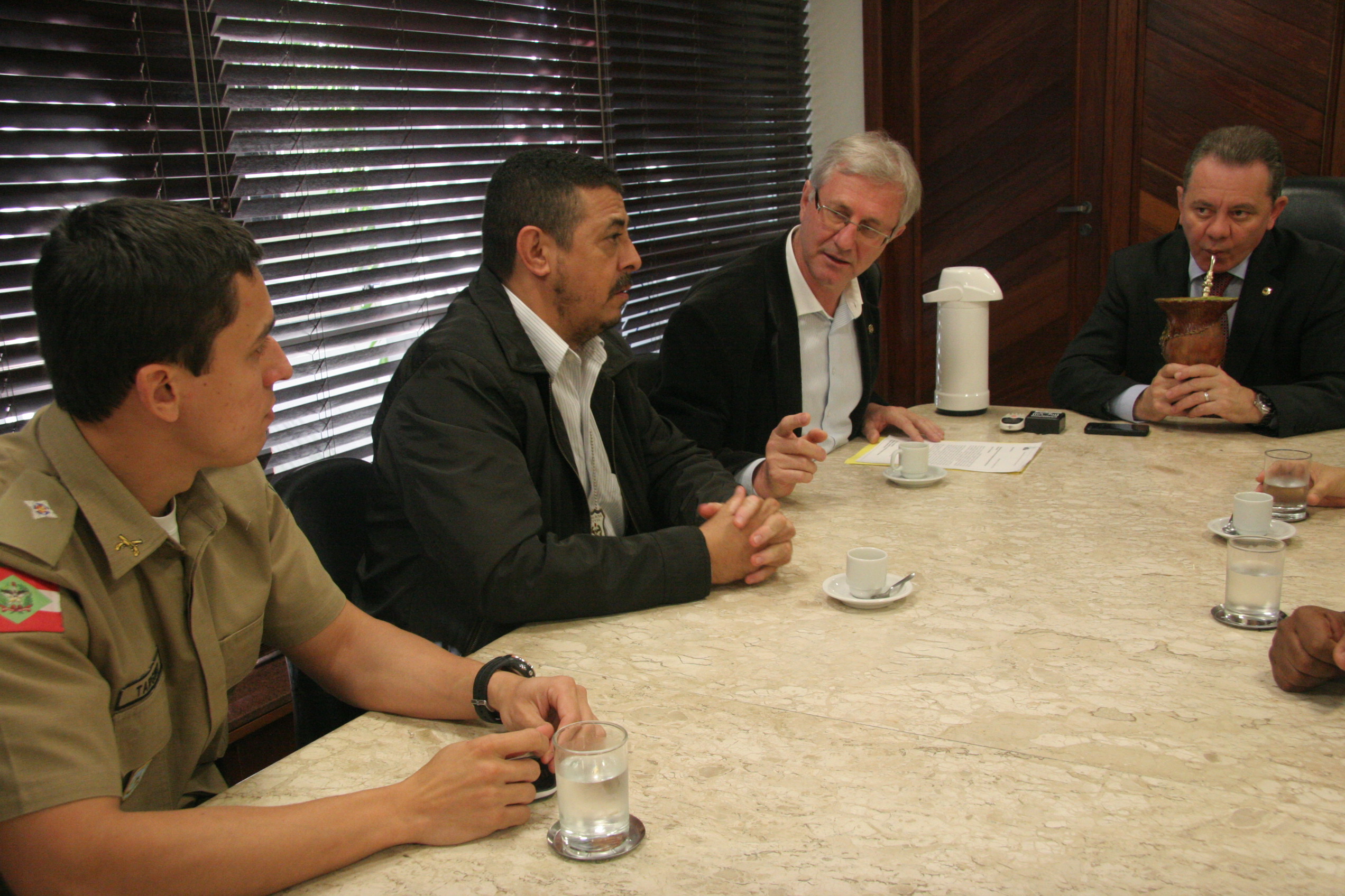 Segurança Pública de Blumenau discute ações da área. Foto: Eduardo Guedes de Oliveira / Agência AL