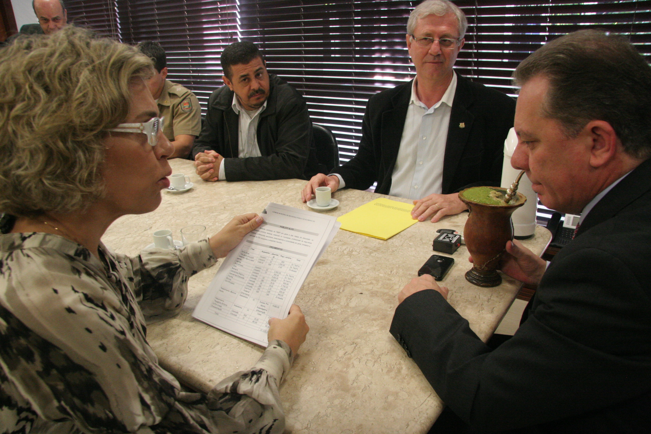 Segurança Pública de Blumenau discute ações da área. Foto: Eduardo Guedes de Oliveira / Agência AL