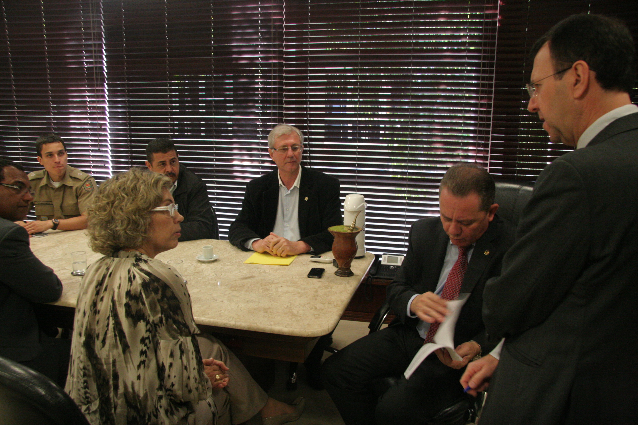Segurança Pública de Blumenau discute ações da área. Foto: Eduardo Guedes de Oliveira / Agência AL
