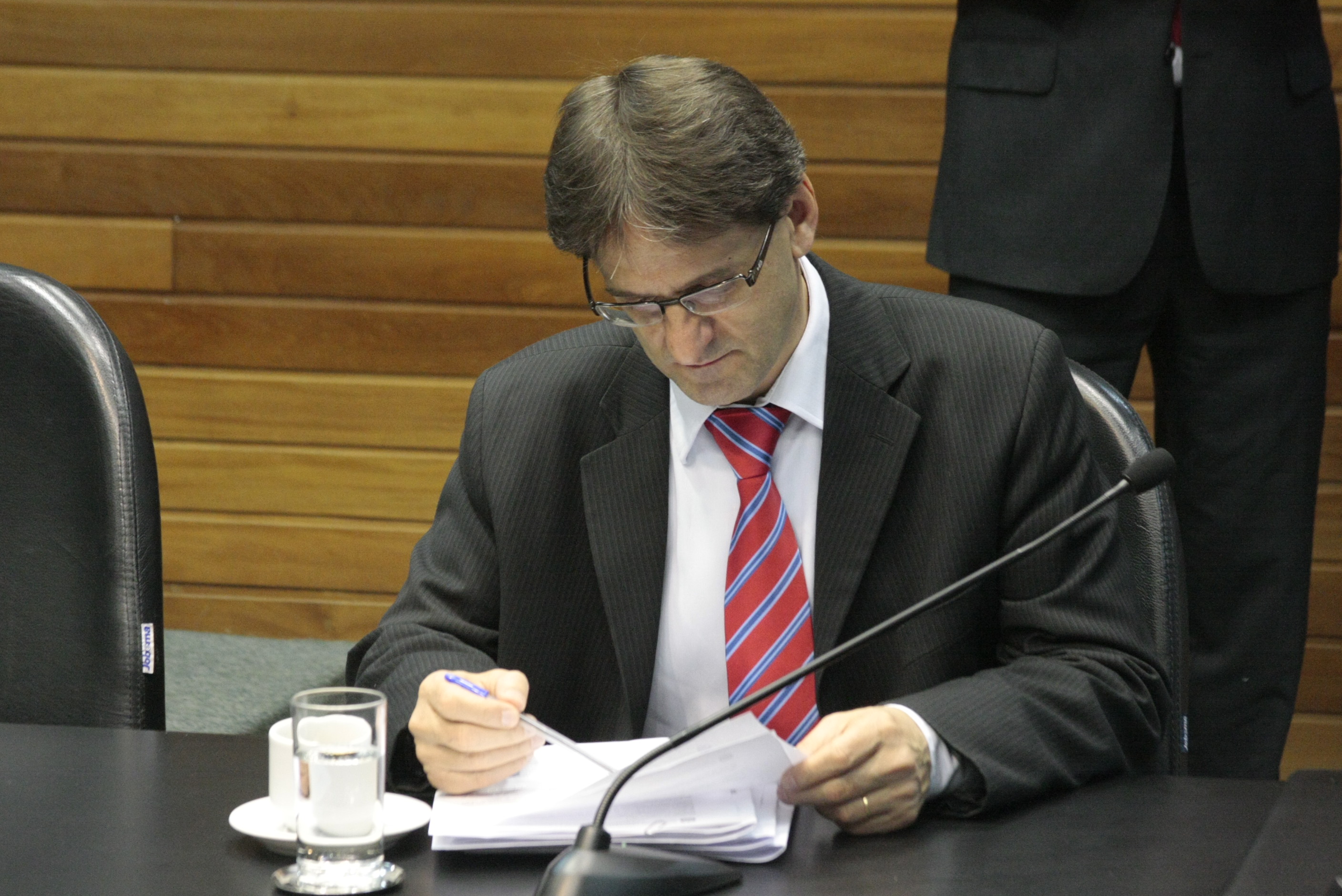 Deputado Neodi Saretta (PT). Comissão de Finanças e Tributação. Foto: Fábio Queiroz / Agência AL