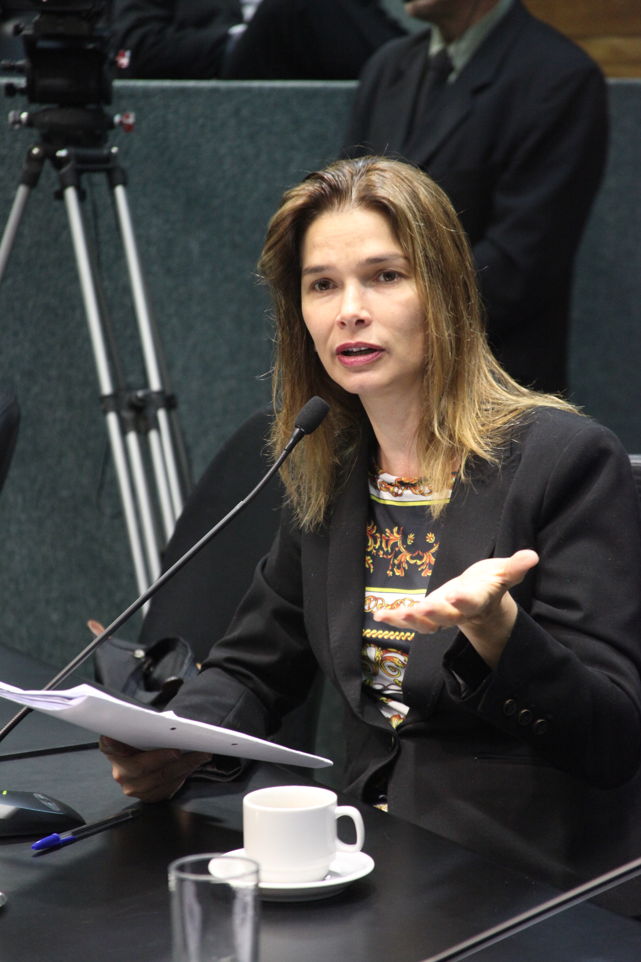 Deputado Angela Albino (PCdoB). Comissão de Finanças e Tributação. Foto: Leonardo Gonçalves / Agência AL