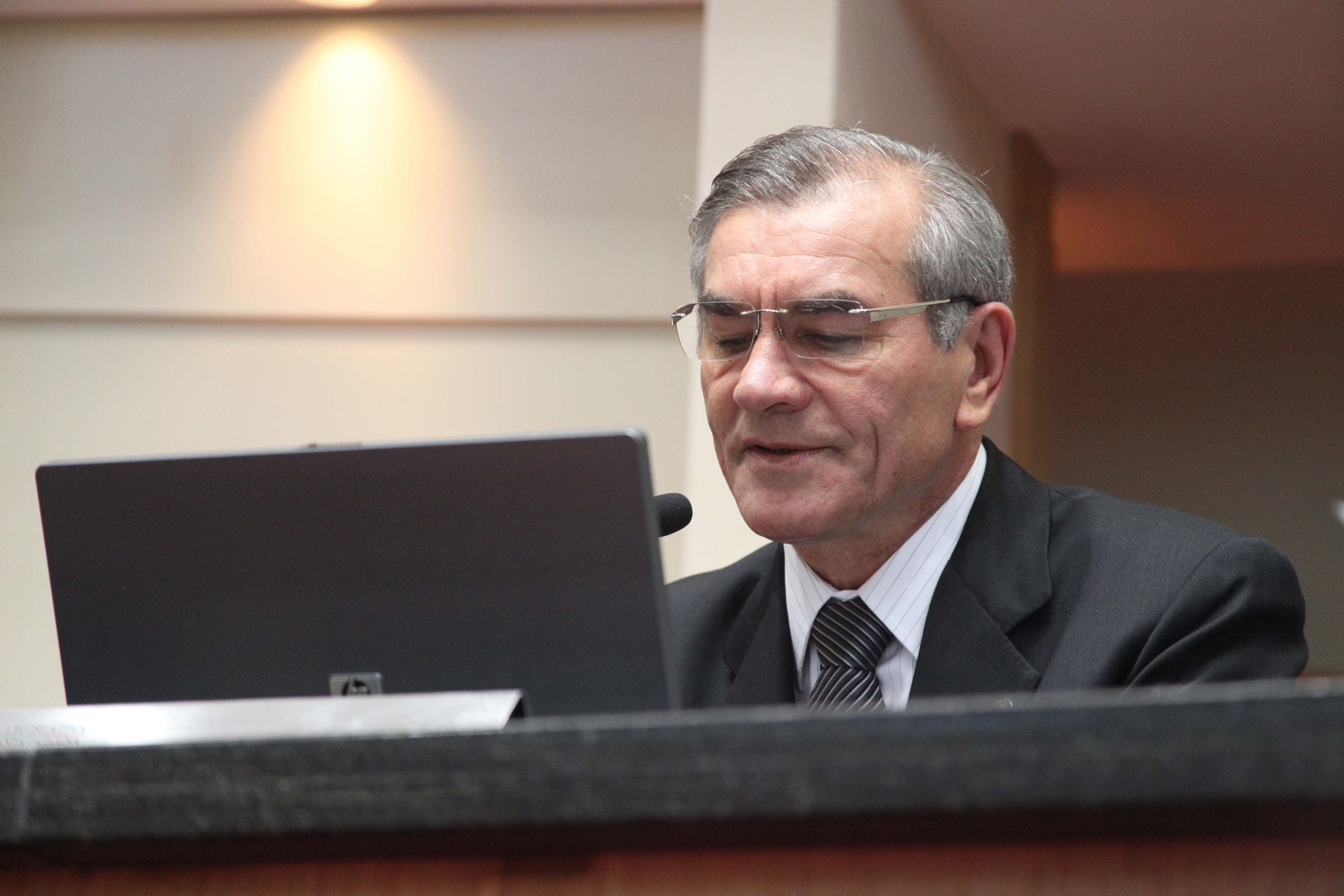 Deputado Sílvio Dreveck (PP). Sessão Ordinária. Foto: Leonardo Gonçalves / Agência AL