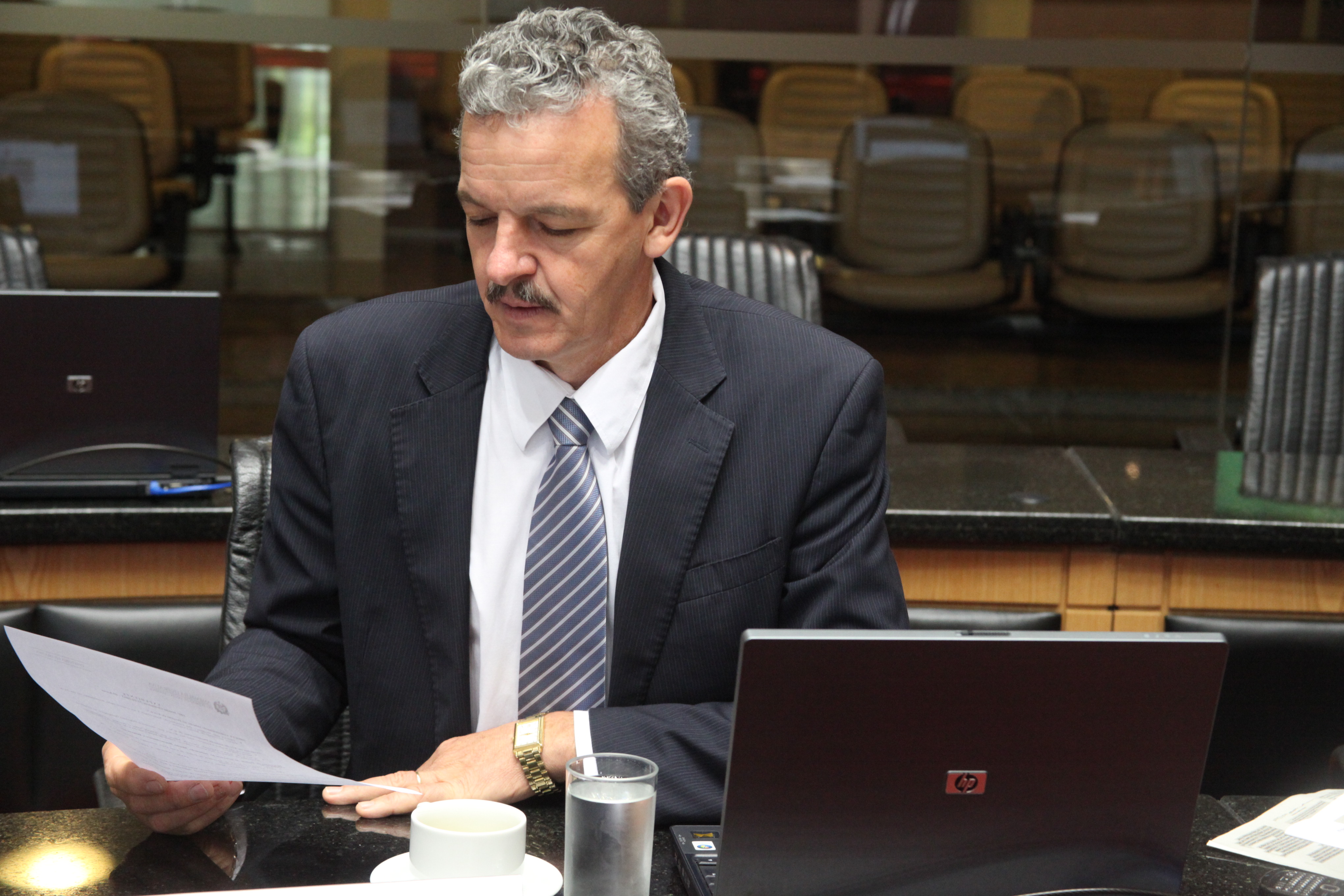 Deputado Dirceu Dresch (PT). Sessão Ordinária. Foto: Leonardo Gonçalves / Agência AL
