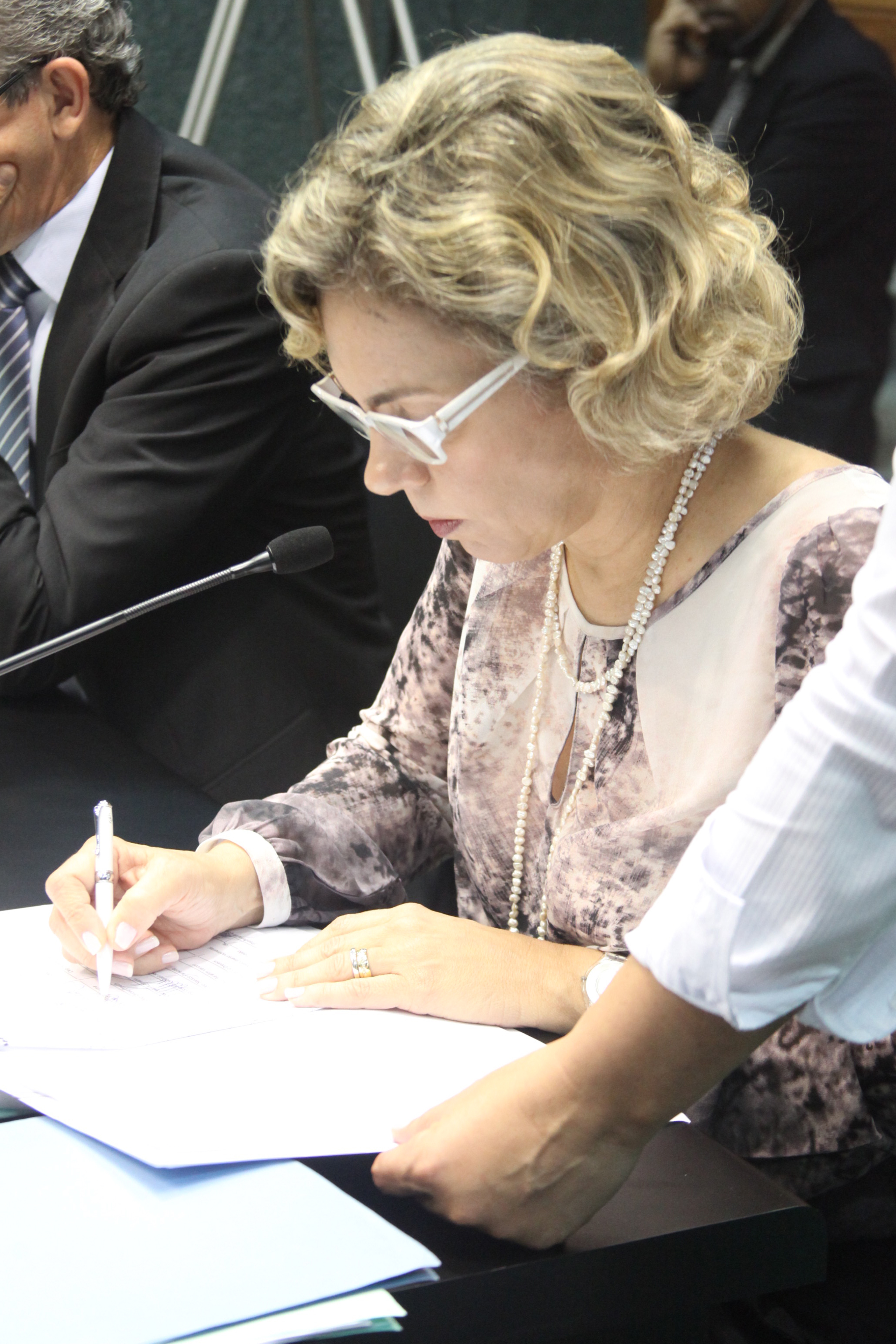 Deputada Ana Paula Lima (PT). Comissão de Constituição e Justiça. Foto: Leonardo Gonçalves / Agência AL