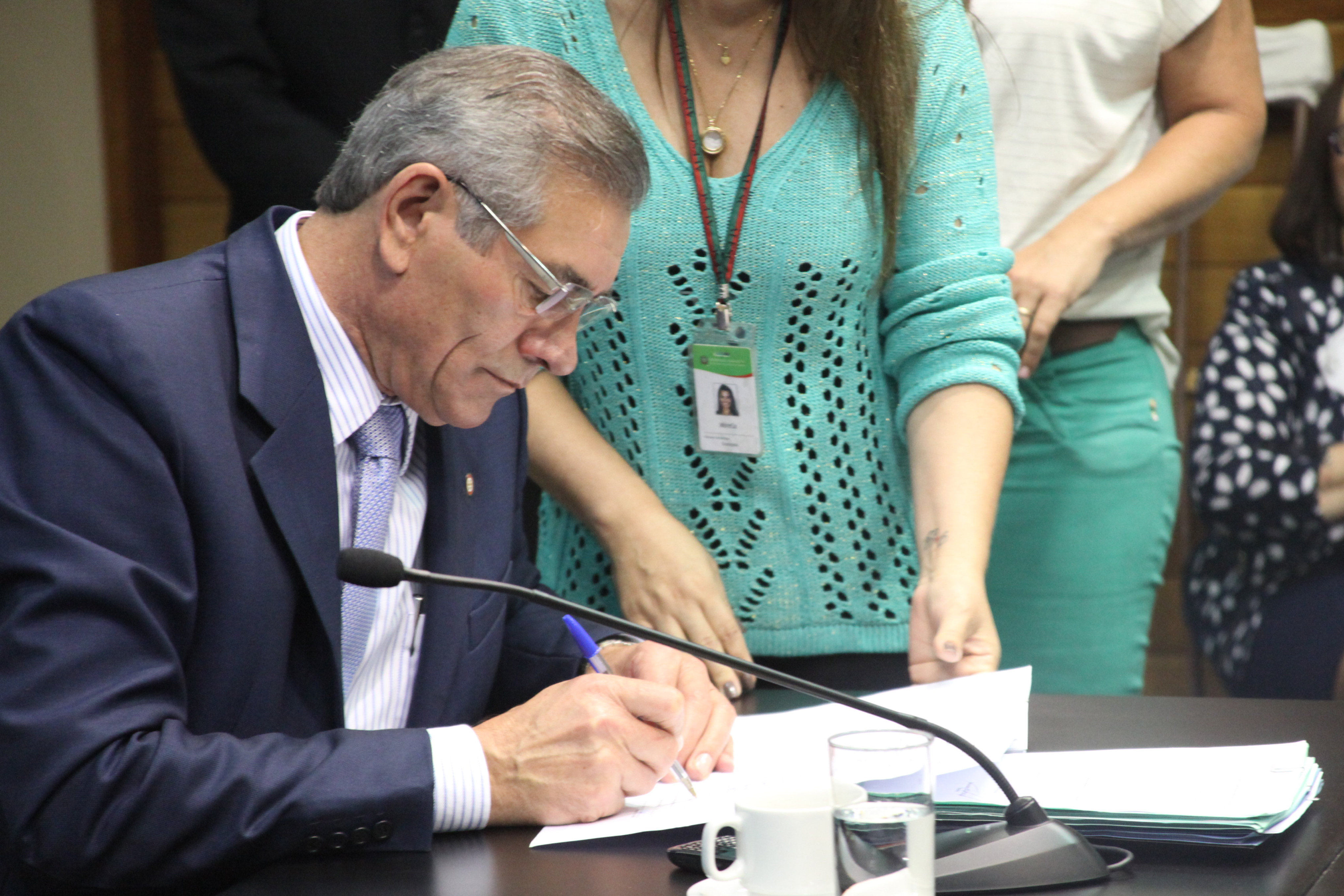 Deputado Silvio Dreveck (PP). Reunião da Comissão de Constituição e Justiça. Foto: Leonardo Gonçalves / Agência AL
