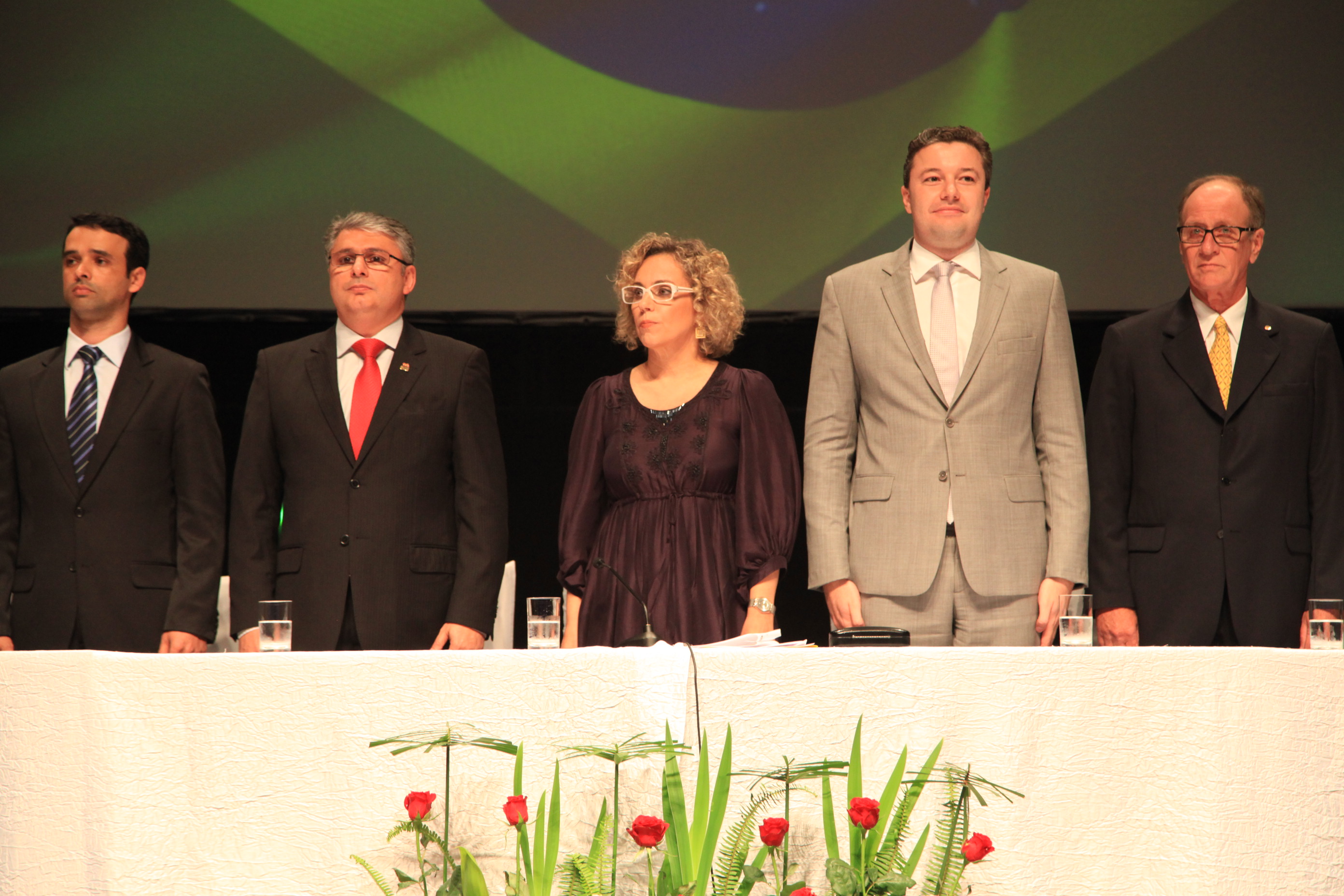 Sessão Solene em homenagem ao Sindicato do Comércio Varejista de Blumenau - SINDILOJAS pela passagem do seu cinquentenário de Fundação. Foto: Miriam Zomer/Agência AL