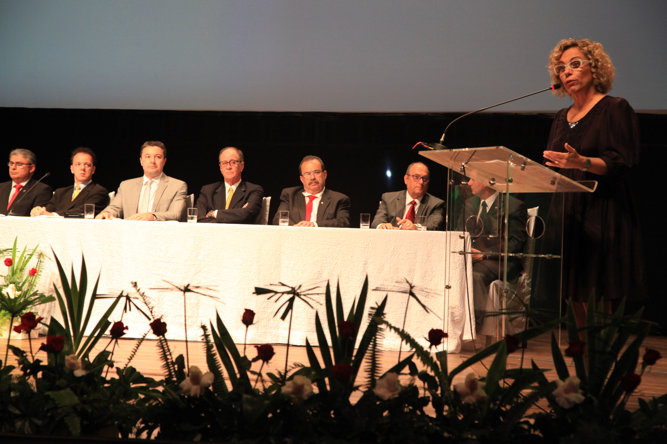 Sessão Solene em homenagem ao Sindicato do Comércio Varejista de Blumenau - SINDILOJAS pela passagem do seu cinquentenário de Fundação. Foto: Miriam Zomer/Agência AL