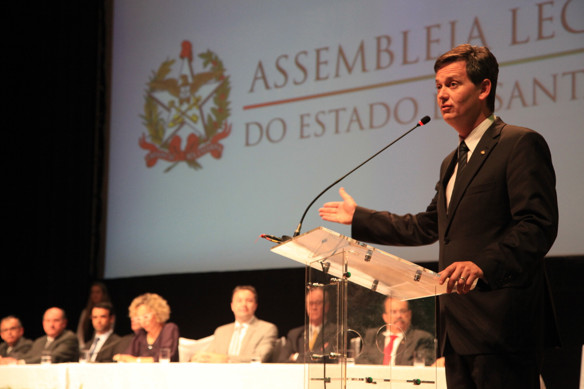 Sessão Solene em homenagem aos 50 anos de fundação do Sindilojas, Sindicato do Comércio Varejista de Blumenau e Região. Foto: Miriam Zomer/Agência AL
