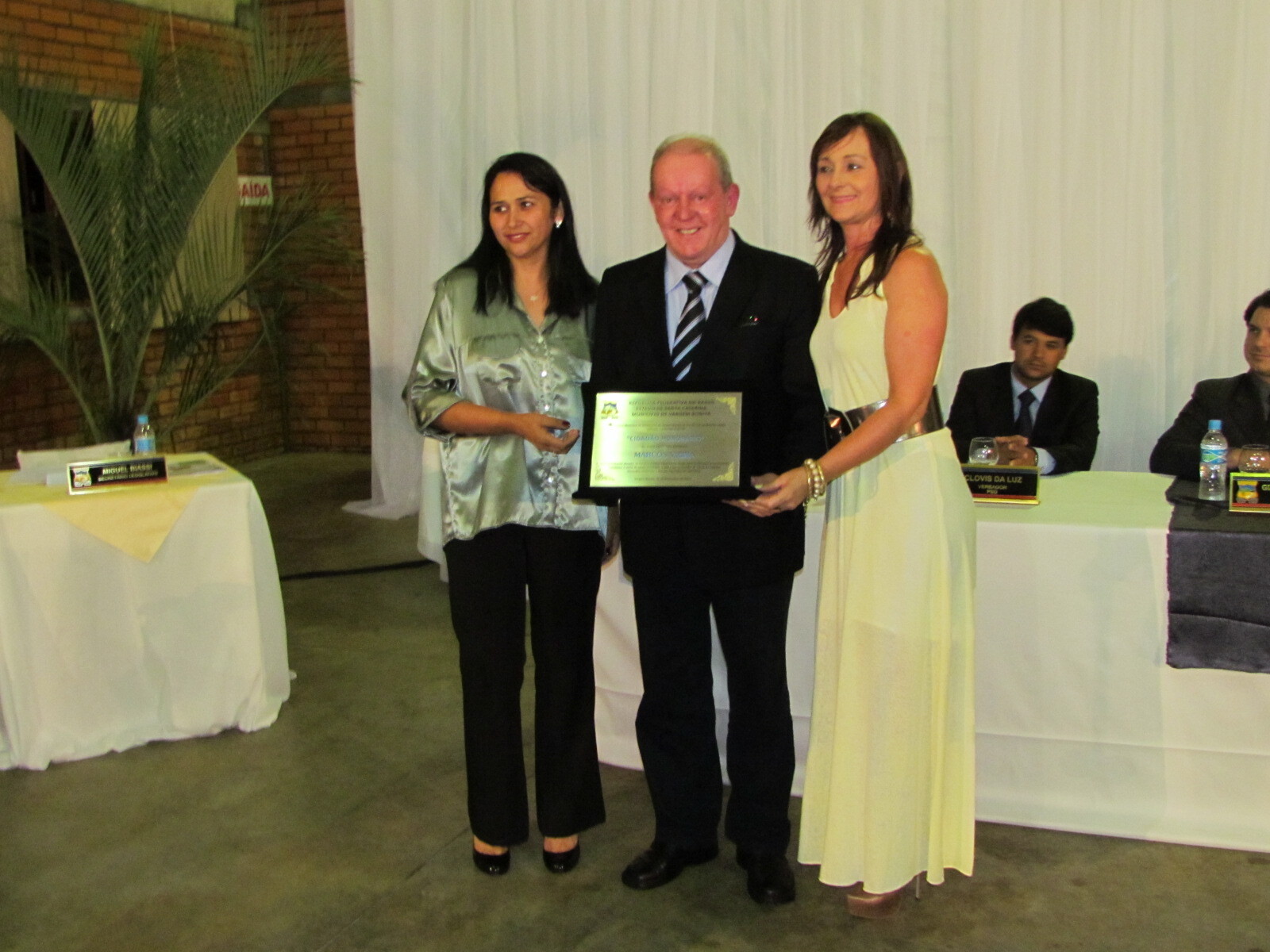 Marcos Vieira é cidadão honorário vargem bonitense
