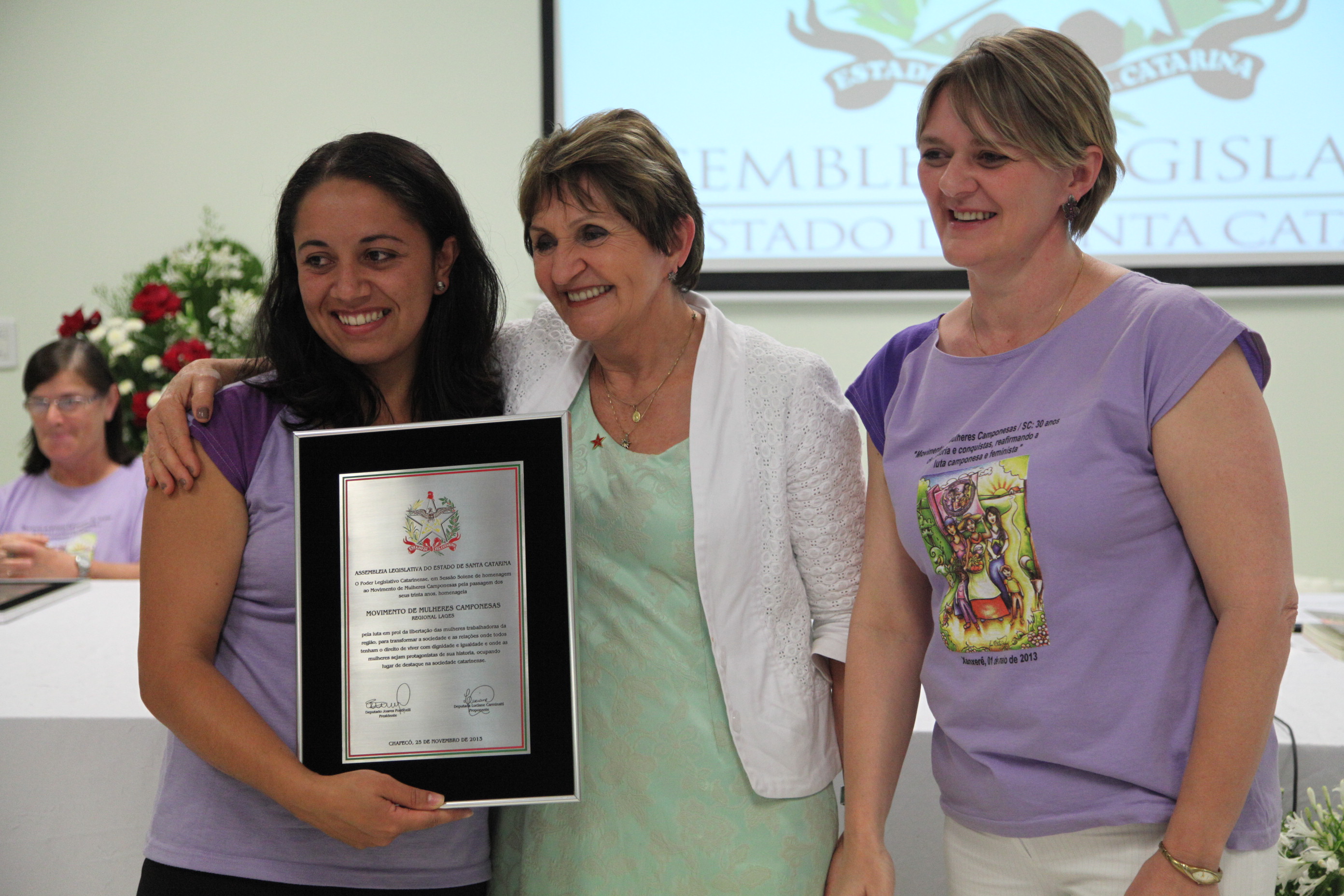 Sessão Solene em Homenagem ao Movimento de Mulheres Camponesas
