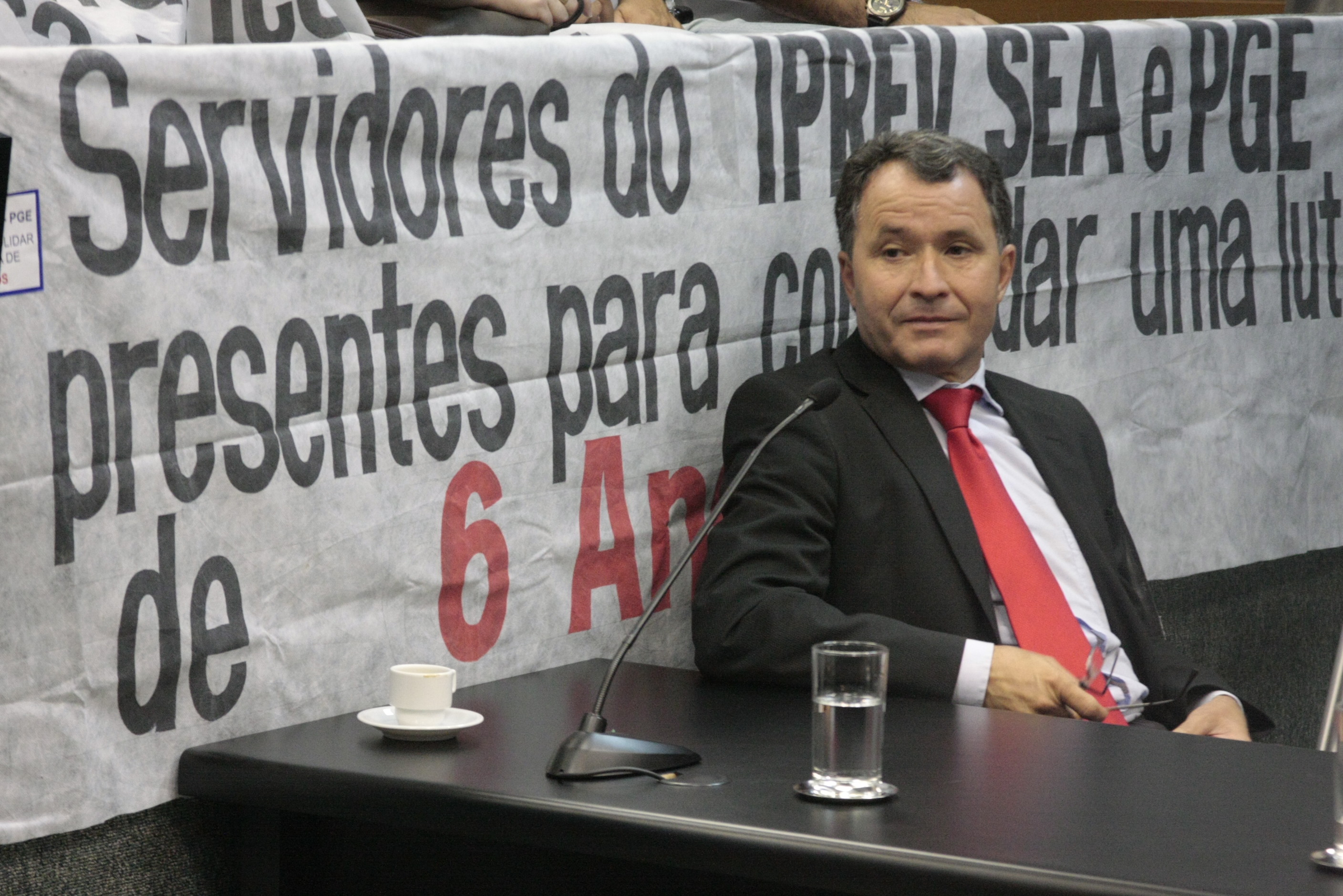 Deputado Darci de Matos (PSD). Reunião da Comissão de Constituição e Justiça. Foto: Fábio Queiroz / Agência AL