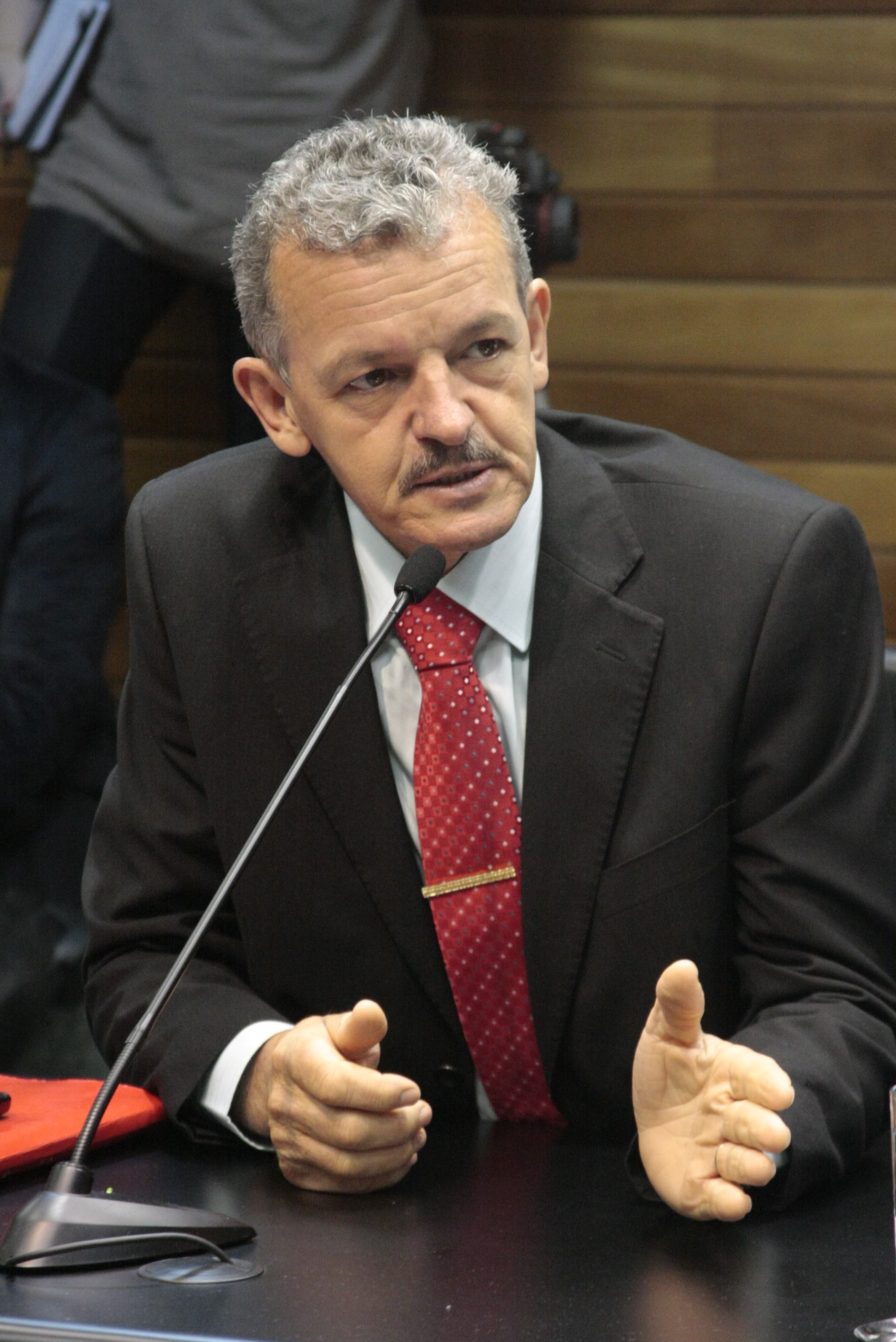 Deputado Dirceu Dresch (PT). Reunião da Comissão de Constituição e Justiça. Foto: Fábio Queiroz / Agência AL