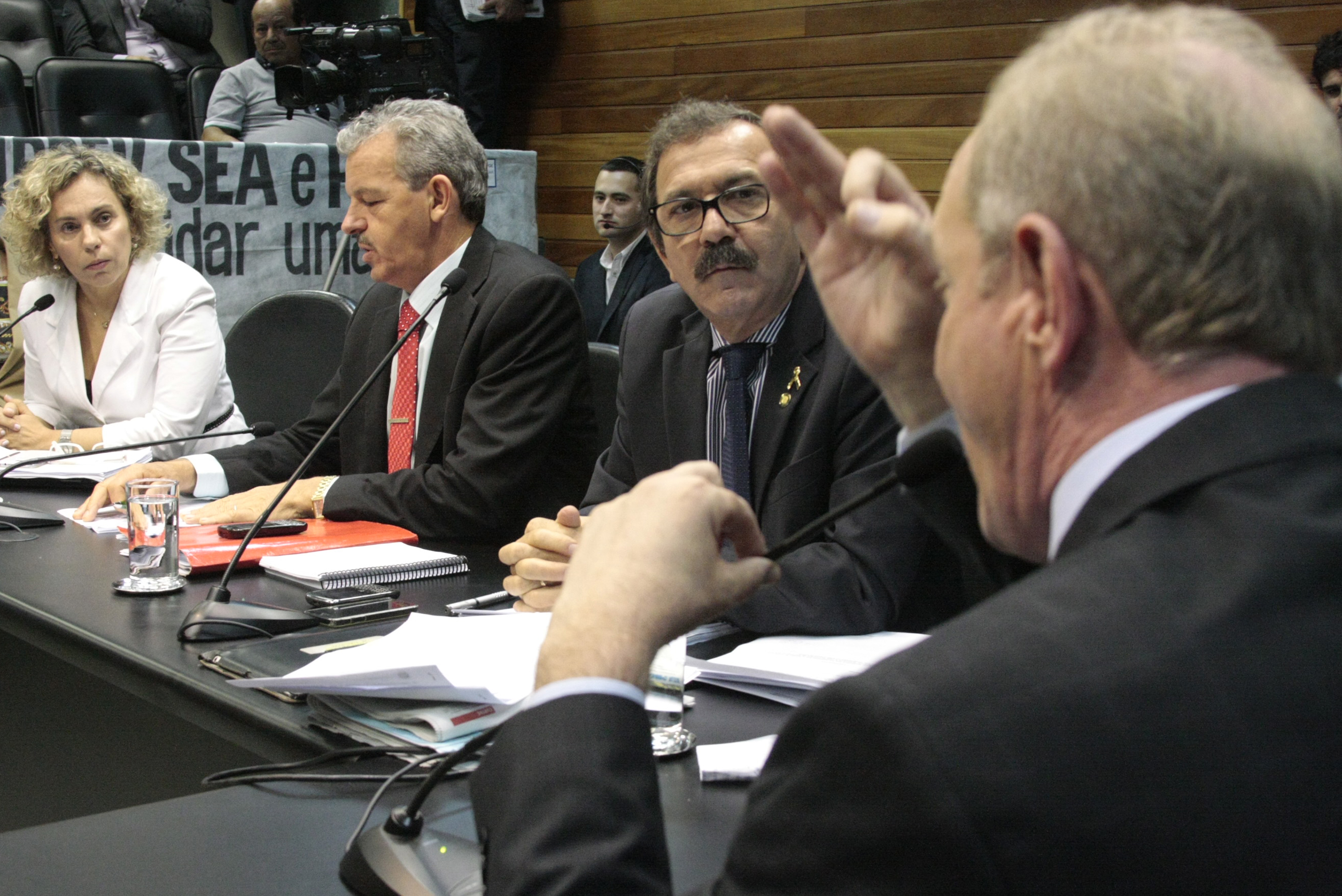 Reunião da Comissão de Constituição e Justiça. Foto: Fábio Queiroz / Agência AL