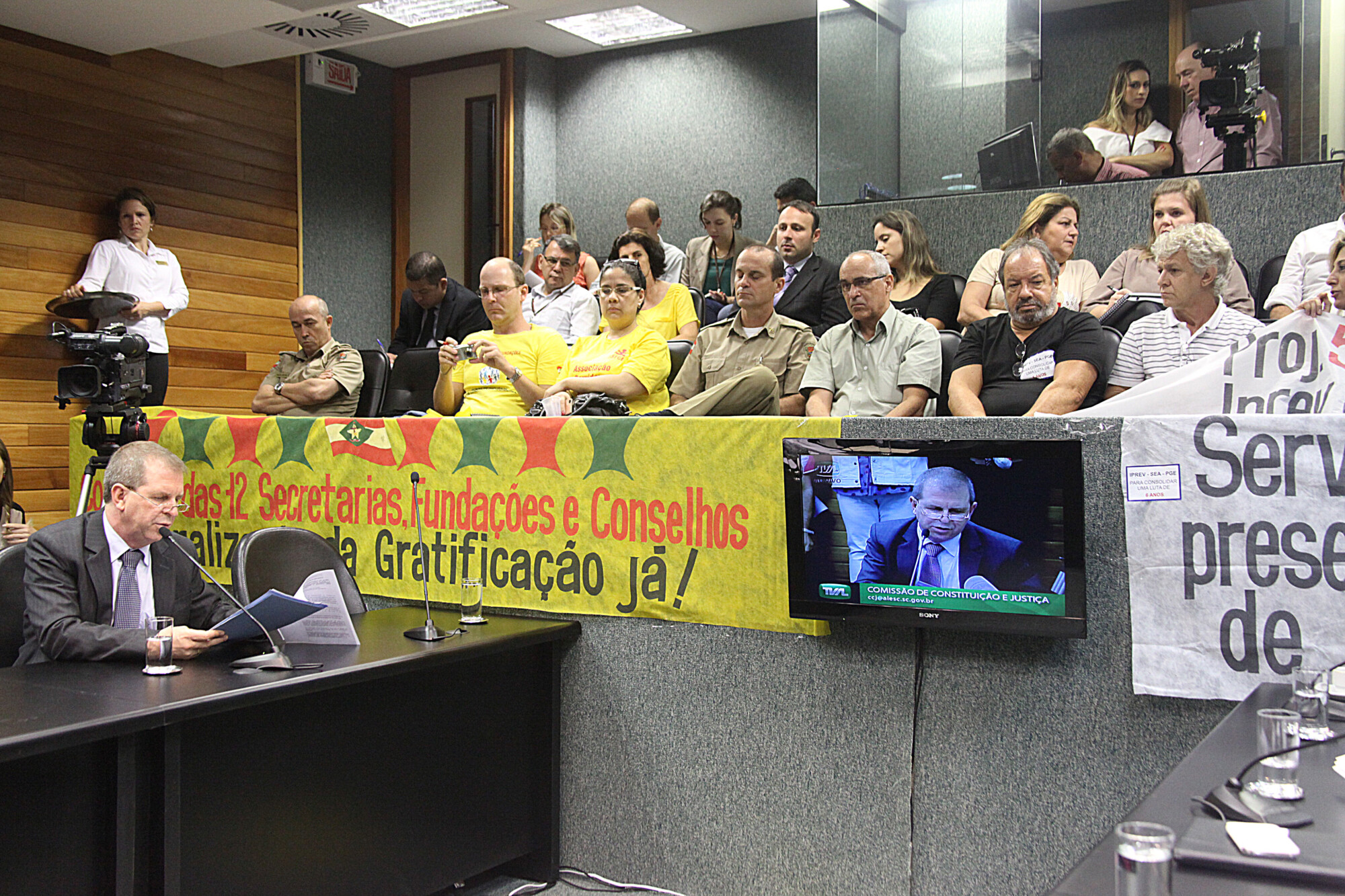 Reunião da Comissão de Constituição e Justiça. Foto: Fábio Queiroz/Agência AL