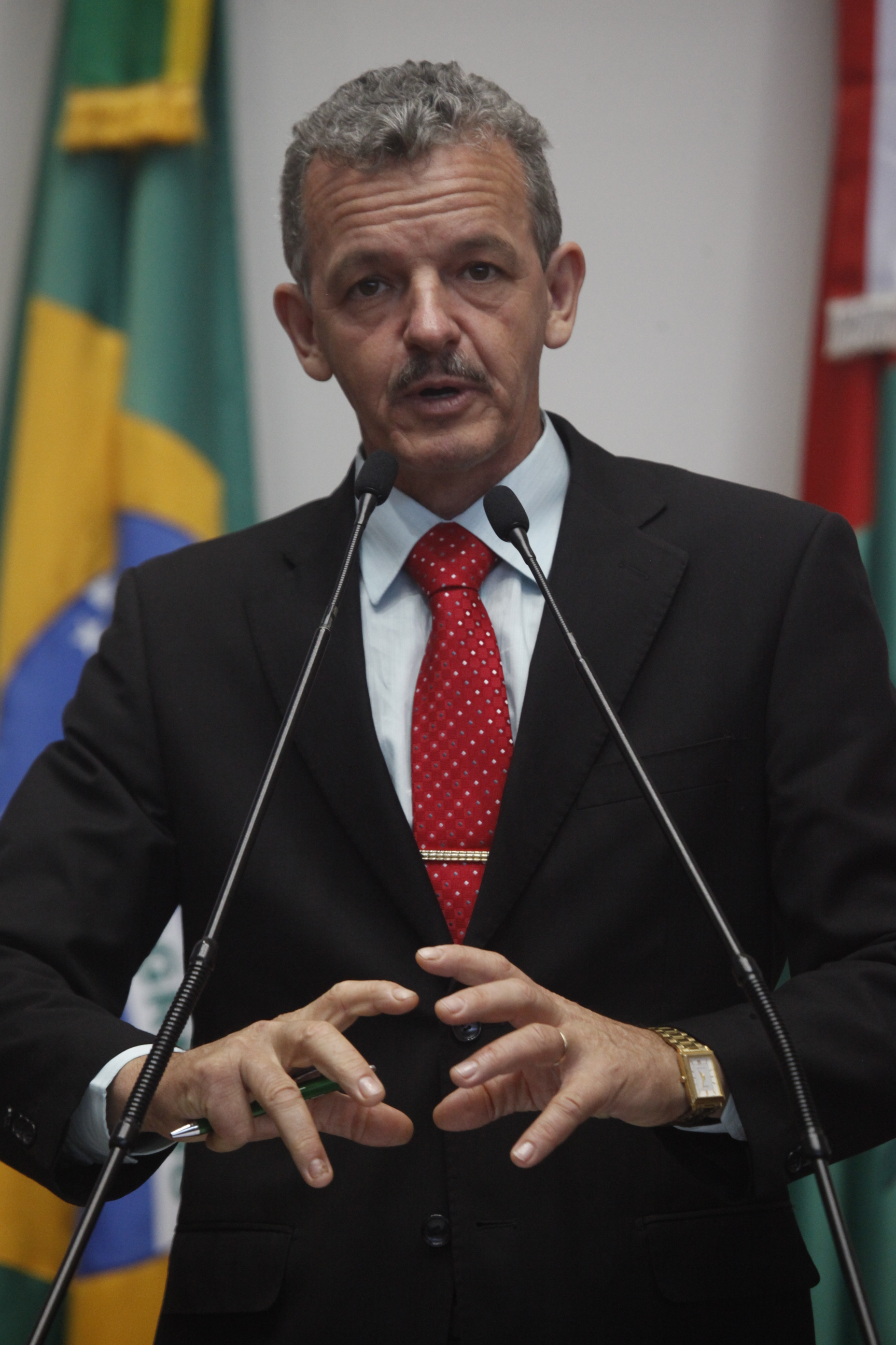 Sessão Ordinária - Plenário Osni Régis. Deputado Dirceu Dresch (PT) . Foto: Carlos Kilian/ Agência AL