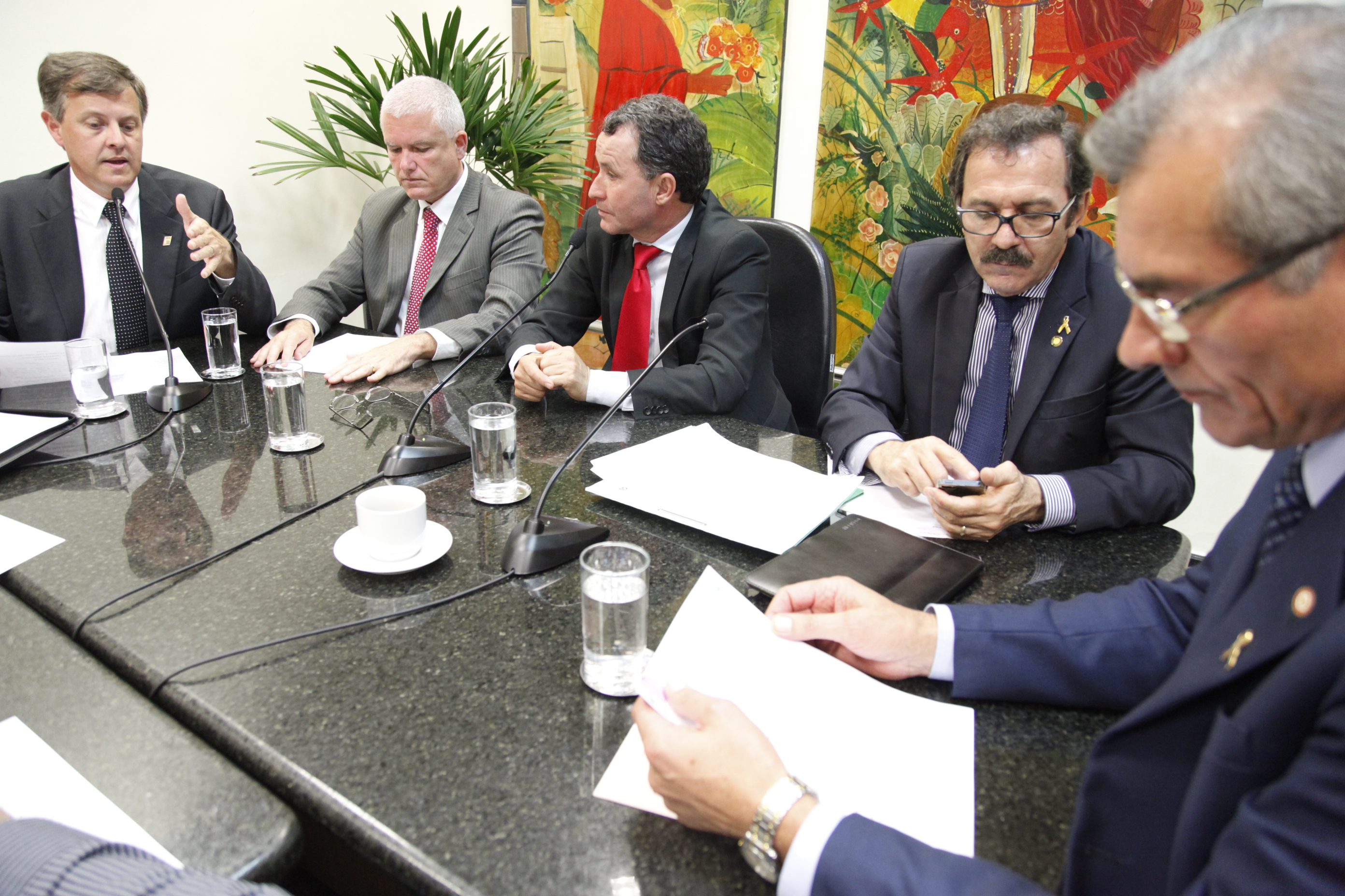 Frente Parlamentar de apoio ao comércio varejista. Fotos: Carlos Kilian/ Agência AL