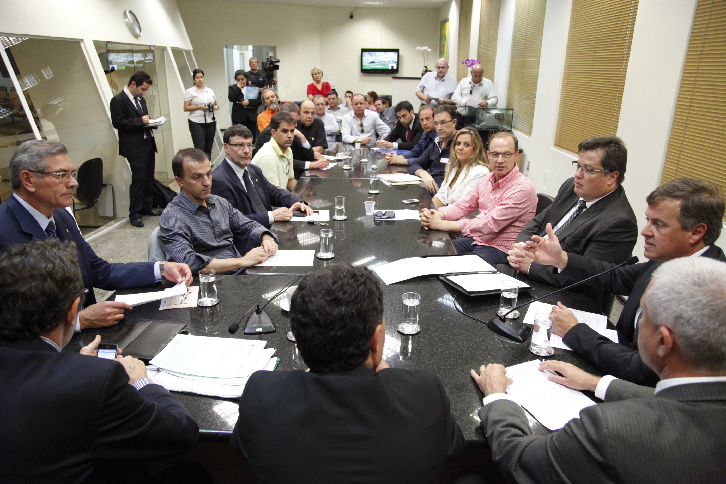 Frente Parlamentar de apoio ao comércio varejista. Fotos: Carlos Kilian/ Agência AL