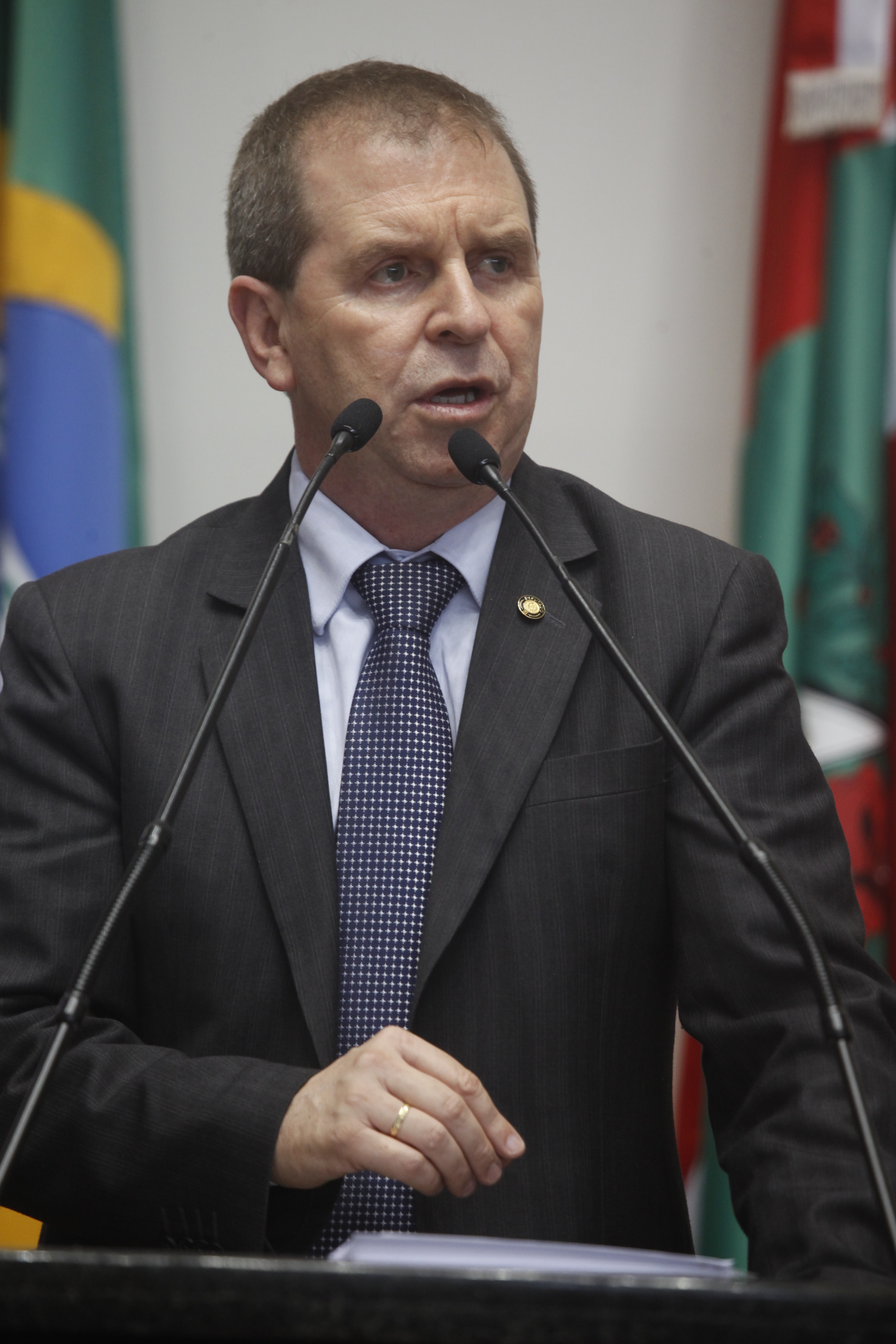 Sessão Ordinária - Plenário Osni Régis. Deputado Maurício Eskudlark (PSD).  Foto: Carlos Kilian/ Agência AL