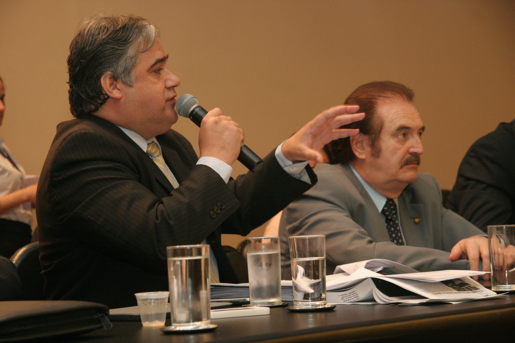 Audiência Pública - Debate sobre projetos de lei complementares da Polícia Civil e Militar. Foto: Eduardo Guedes de Oliveira / Agência AL.