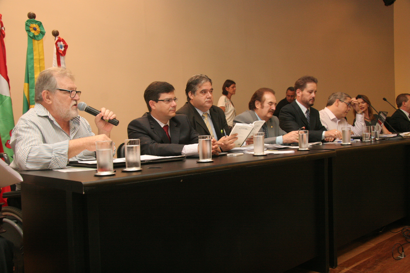 Audiência Pública - Debate sobre projetos de lei complementares da Polícia Civil e Militar. Foto: Eduardo Guedes de Oliveira / Agência AL.