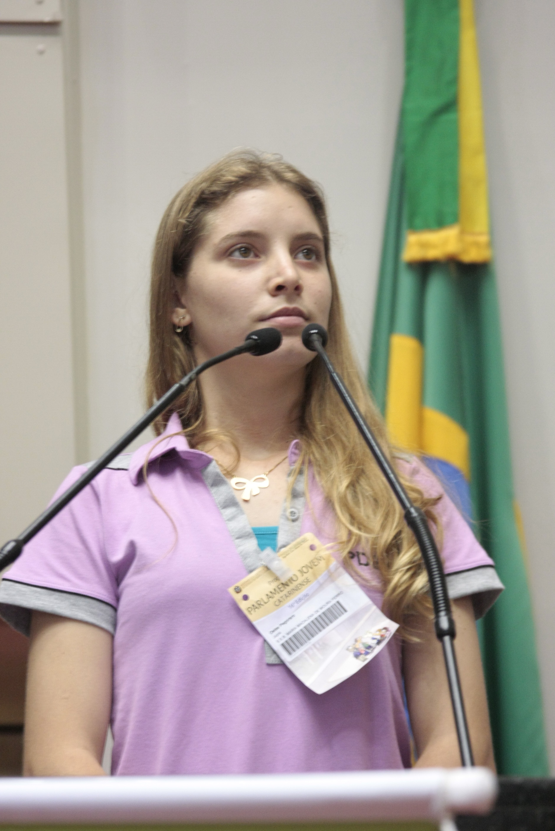 16ª Edição do Programa Parlamento Jovem Catarinense - Plenário Osni Régis. Fotos: Leonardo Gonçalves / Agencia AL
