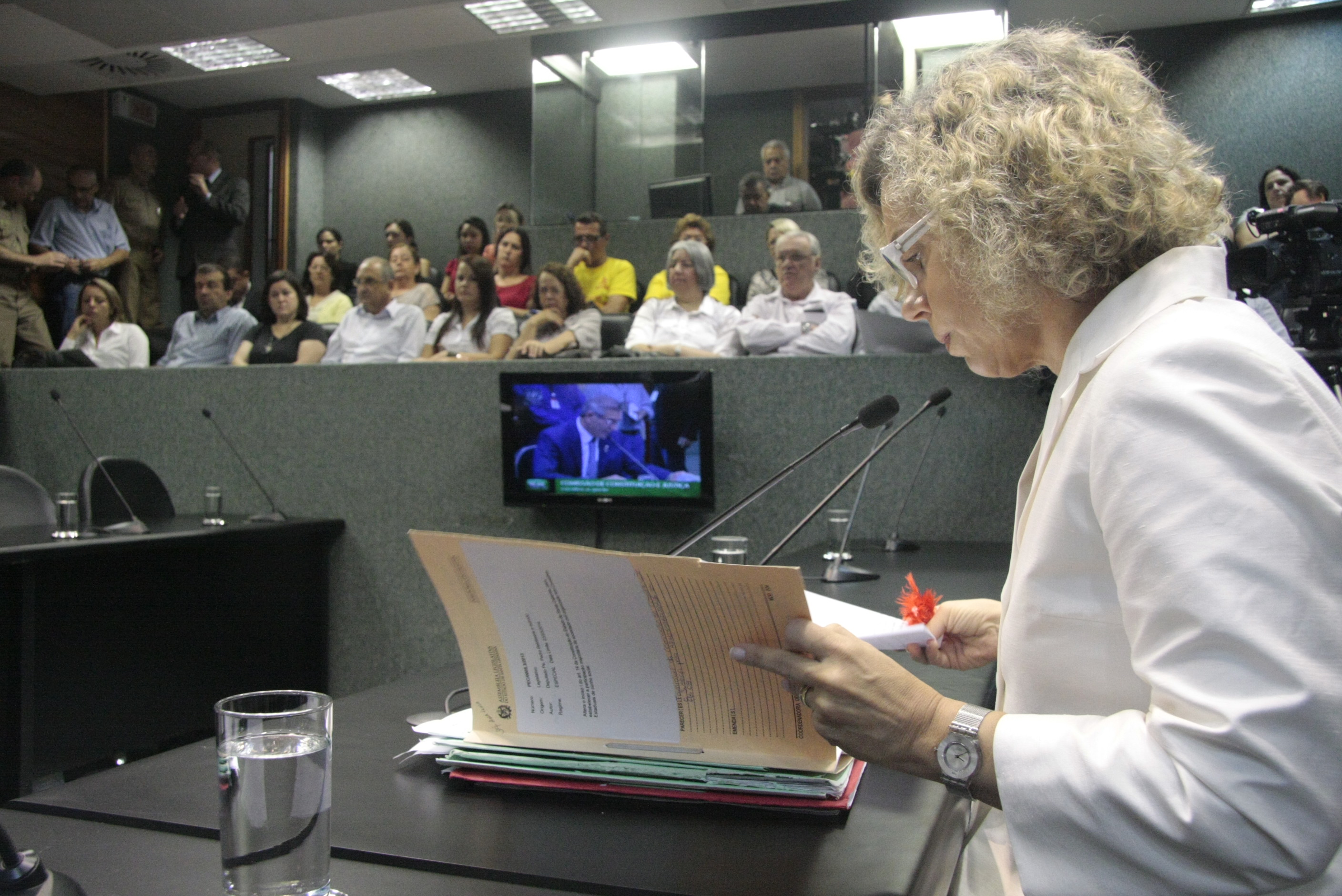 Reunião da Comissão de Constituição e Justiça. Foto: Fábio Queiroz / Agência AL