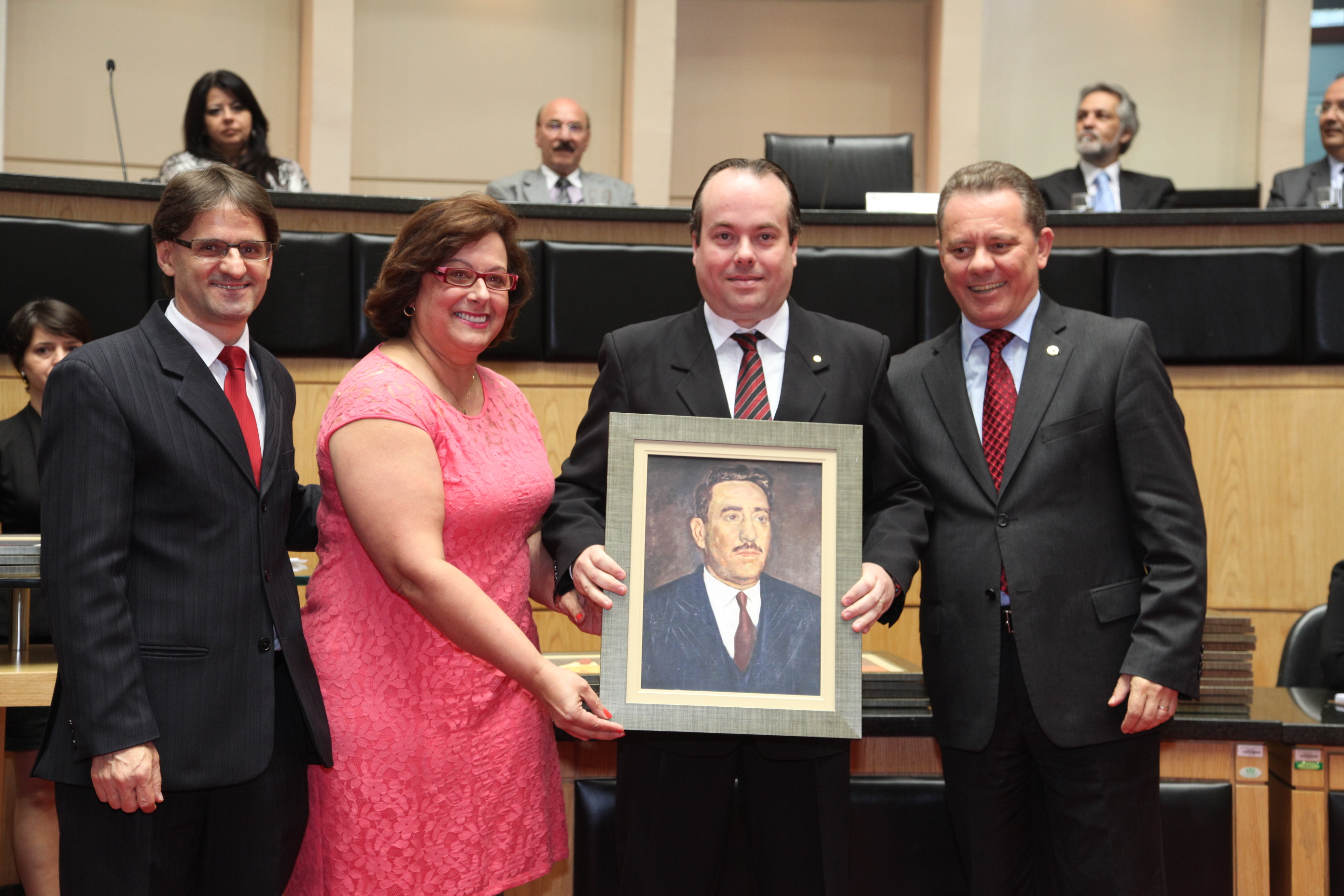 Ivo Silveira Neto recebe homenagem em nome de seu avô deputado IVO SILVEIRA – Presidente na 5ª Legislatura – 1963/1965 in memoriam