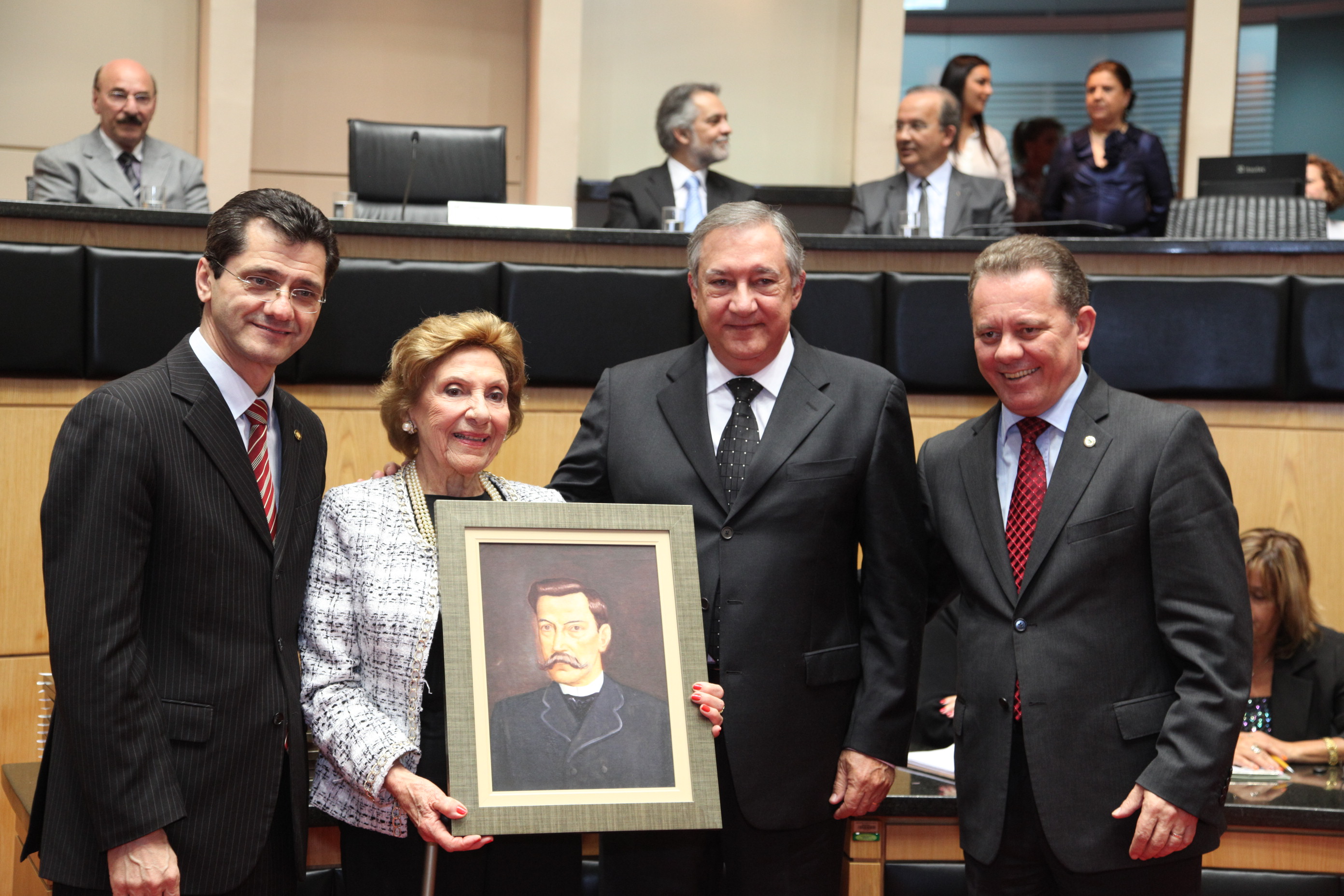 Ivone Tolentino Pereira, 91 anos, recebe homenagem pelo avô, deputado FRANCISCO TOLENTINO VIEIRA DE SOUZA – Presidente na 1ª Legislatura – 1891 in memoriam