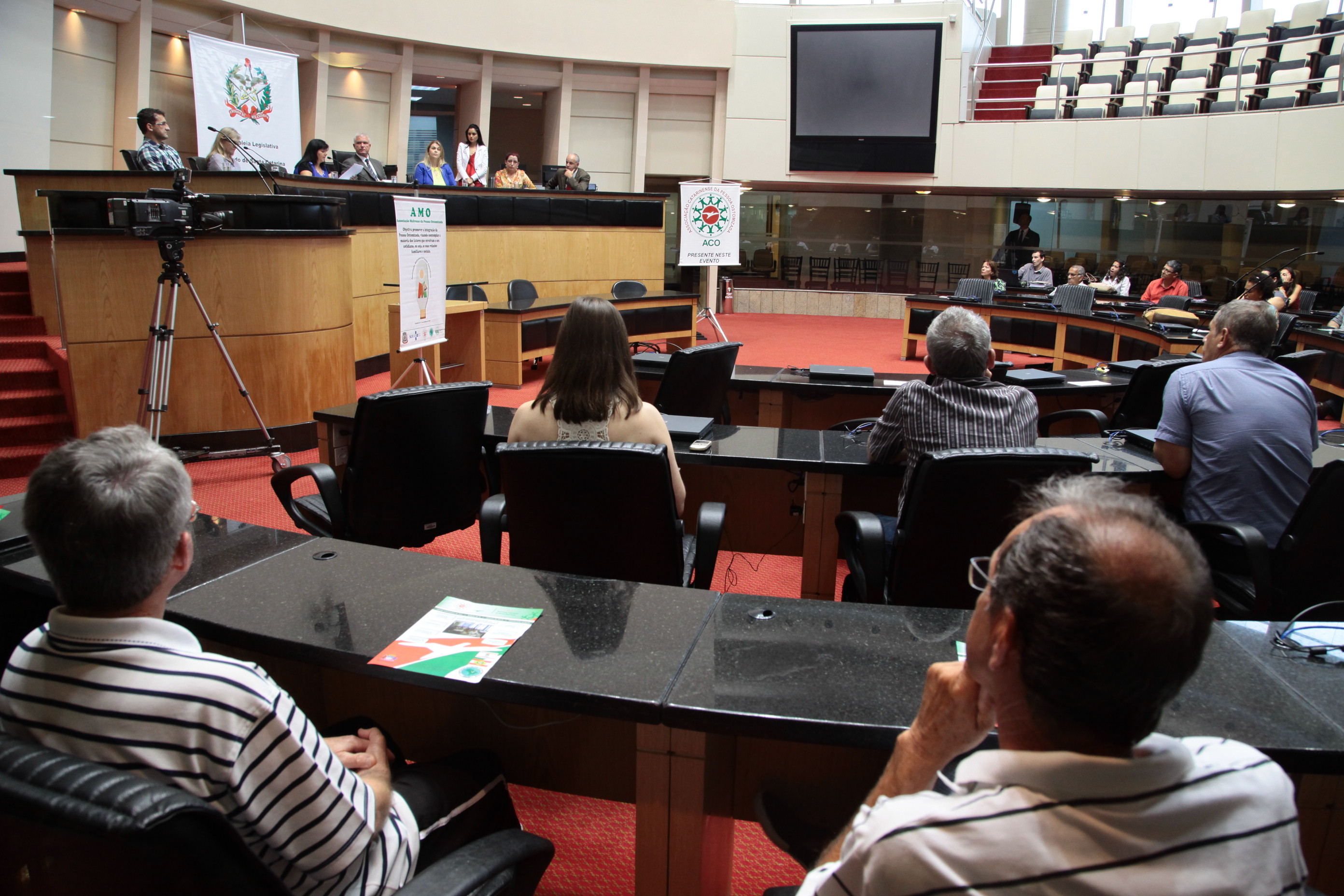 Audiência Pública que tratará sobre a Conscientização da Ostomia em Santa Catarina. Foto: Miriam Zomer/Agência AL