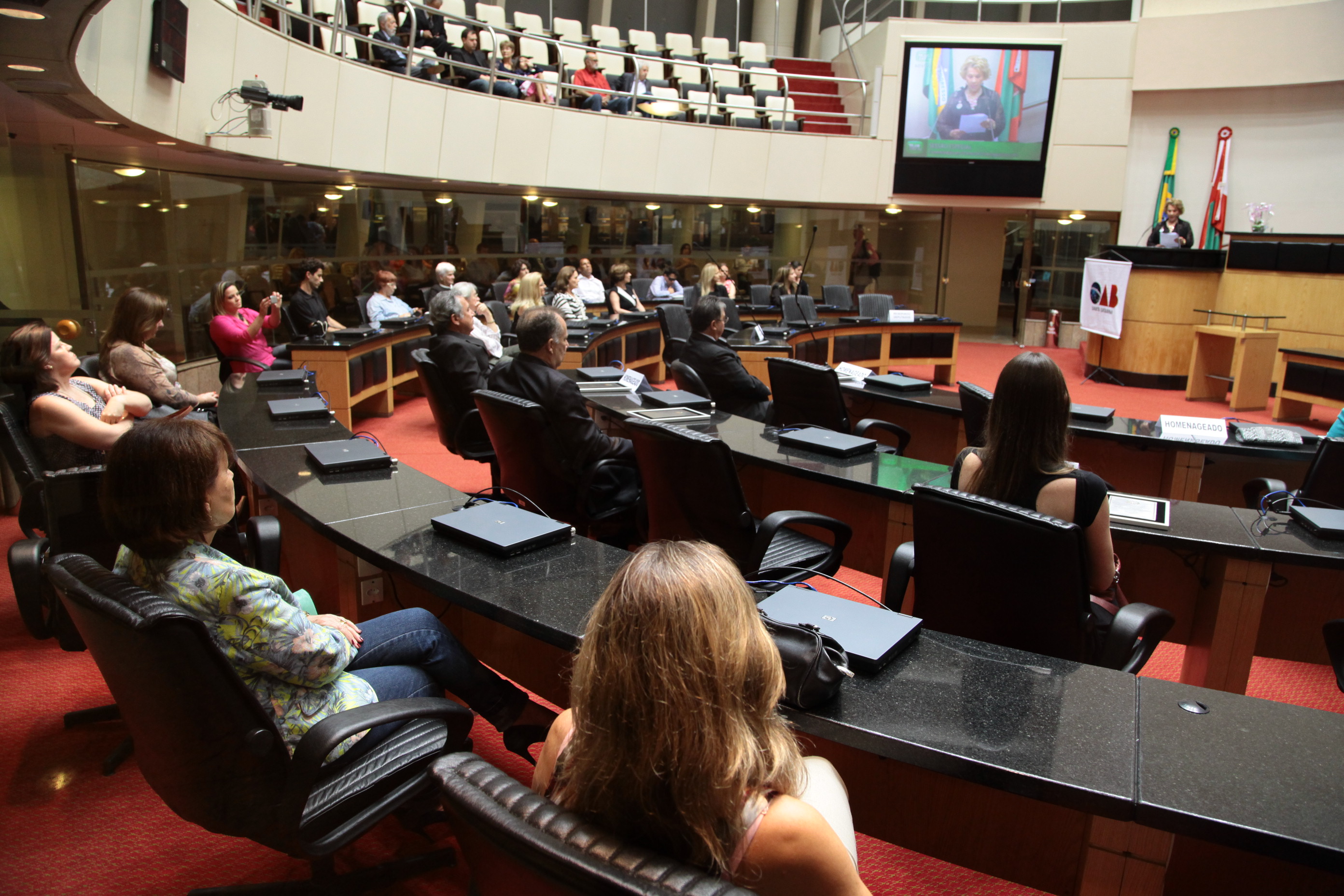 Sessão Especial em comemoração aos 20 anos da promulgação da Lei Orgânica da Assistência Social - LOAS. Foto: Miriam Zomer/ Agência AL