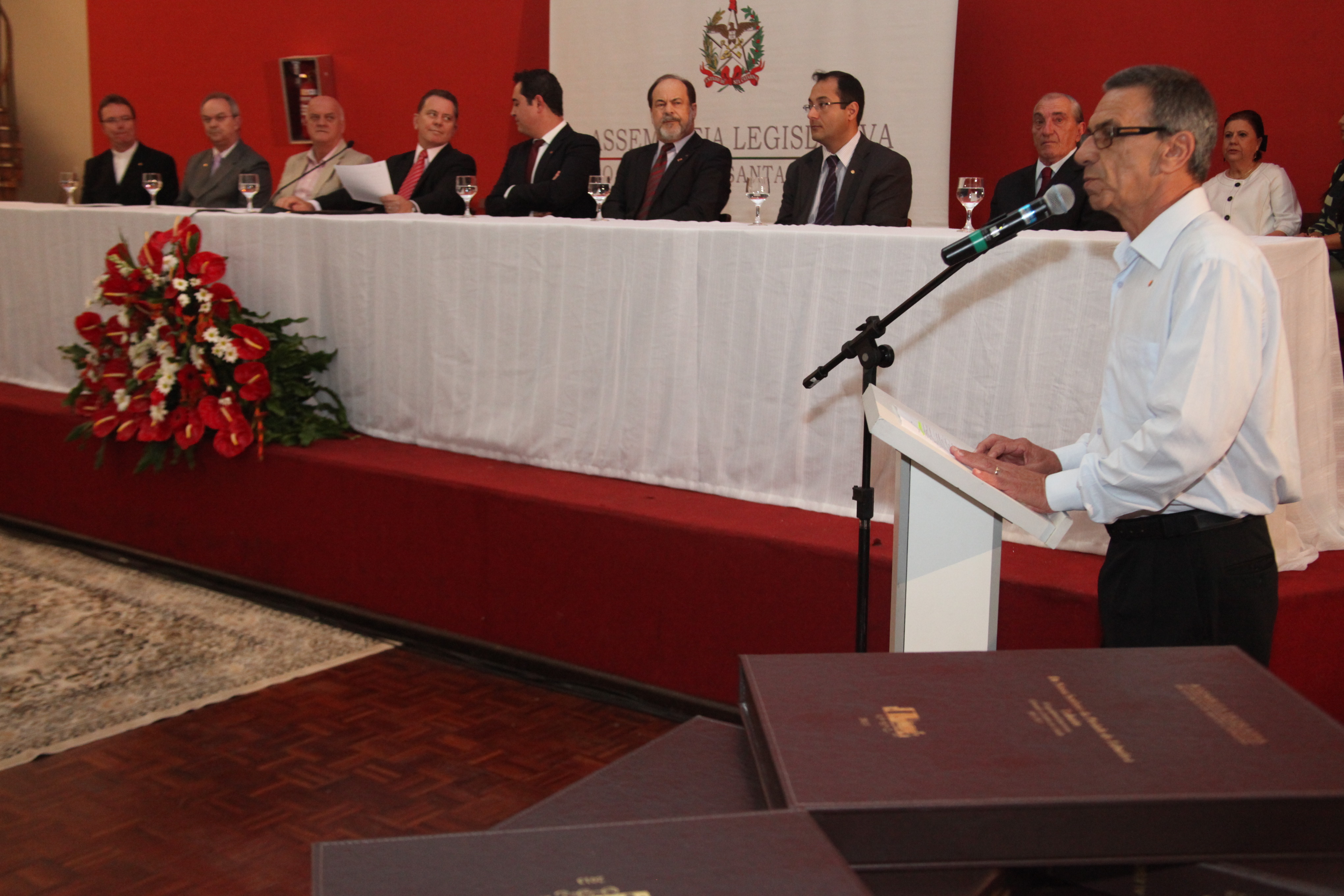 Sessão Solene do lançamento do Livro: De Nossa Senhora da Piedade do Tubarão a Tubarão. Foto: Fábio Queiroz / Agência AL