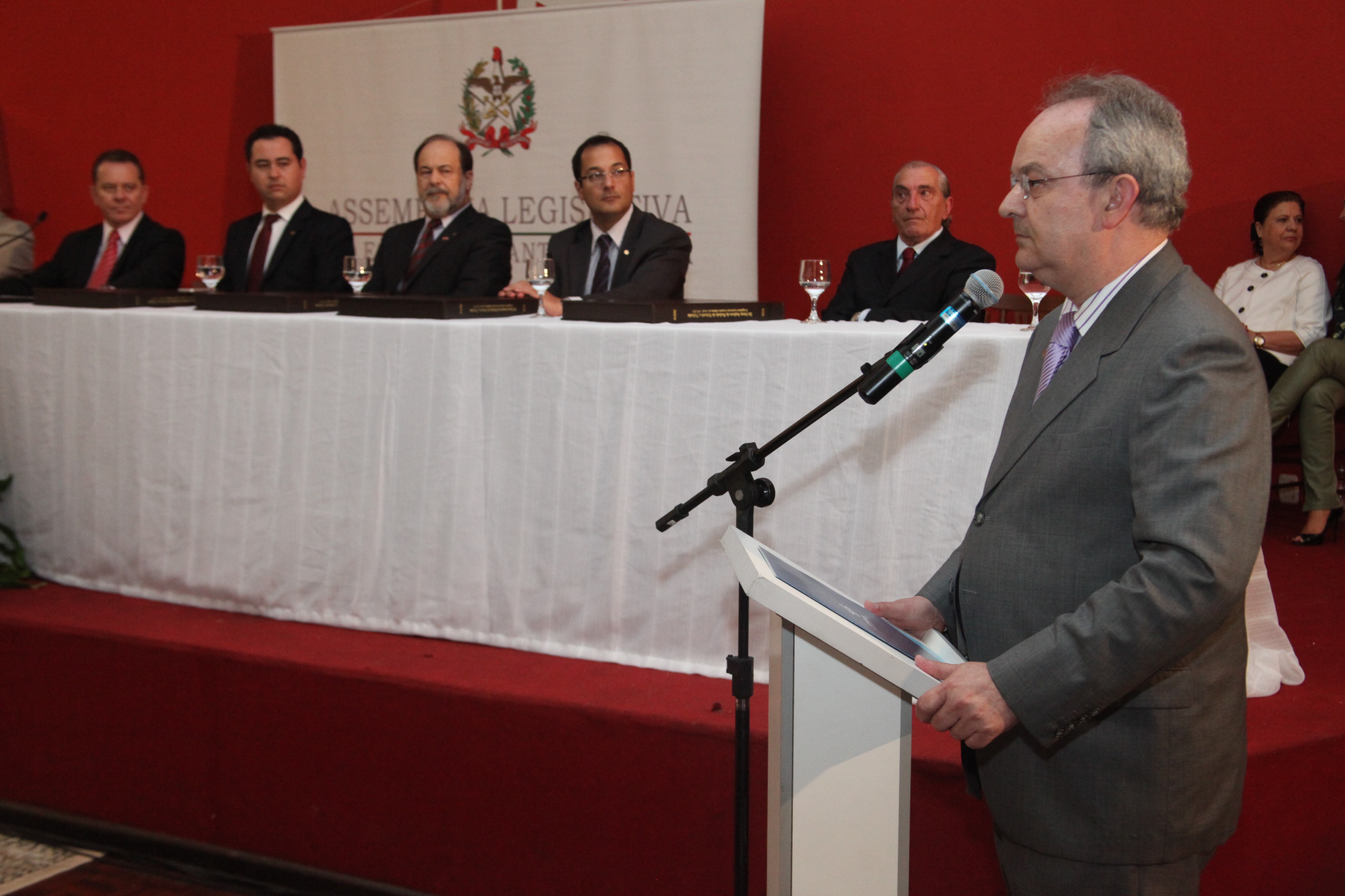 Sessão Solene do lançamento do Livro: De Nossa Senhora da Piedade do Tubarão a Tubarão. Foto: Fábio Queiroz / Agência AL