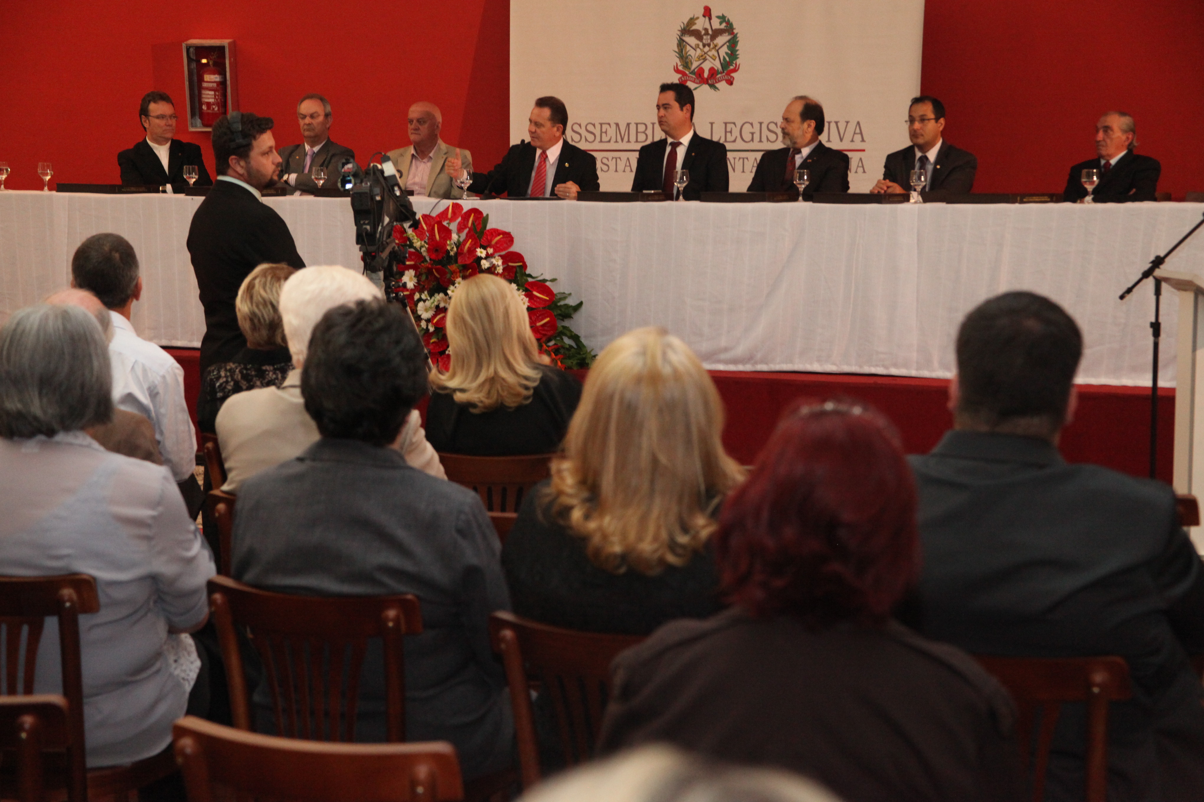 Sessão Solene do lançamento do Livro: De Nossa Senhora da Piedade do Tubarão a Tubarão. Foto: Fábio Queiroz / Agência AL