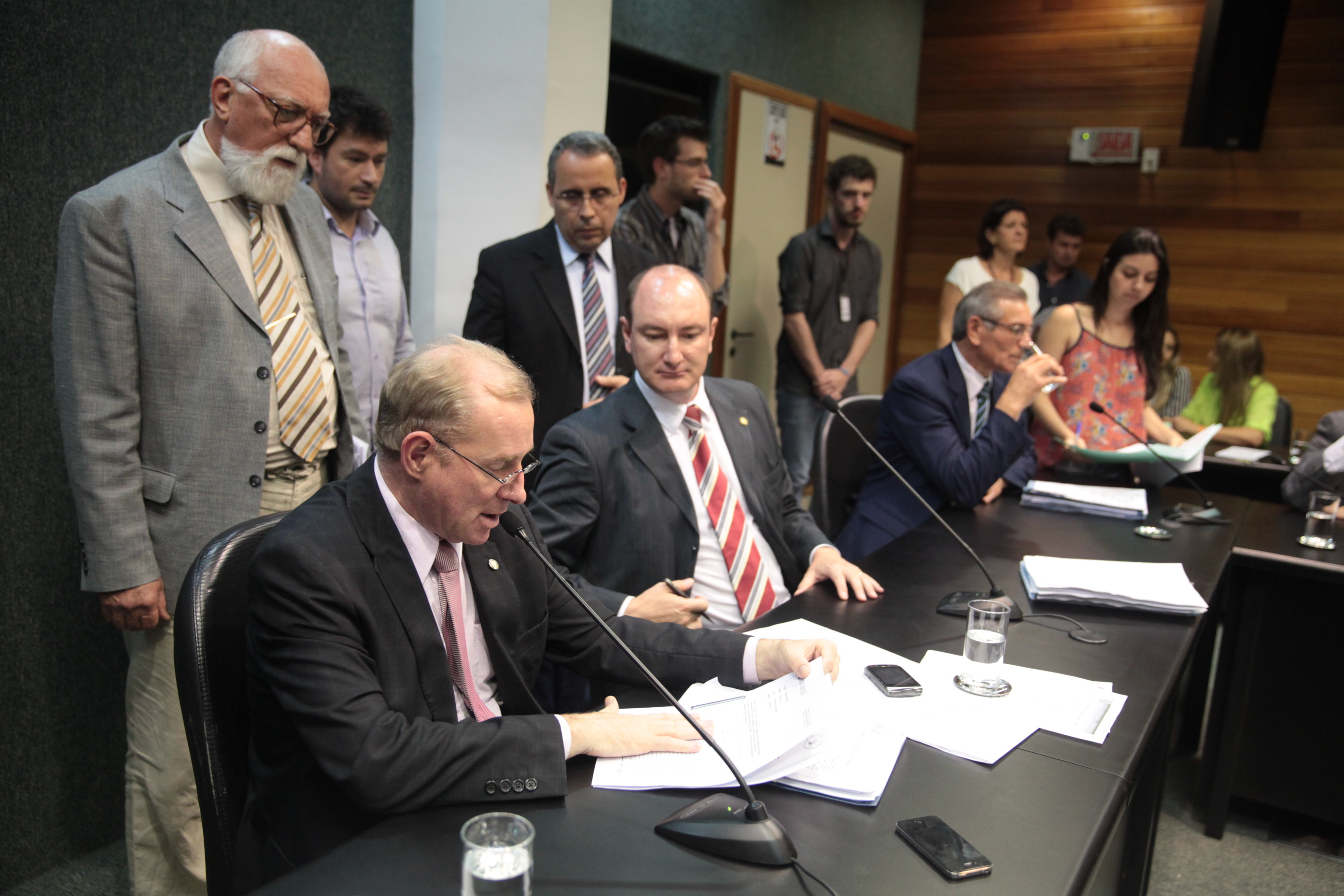 Reunião da Comissão de Constituição e Justiça - Foto: Lucas Gabriel Diniz / Agência AL