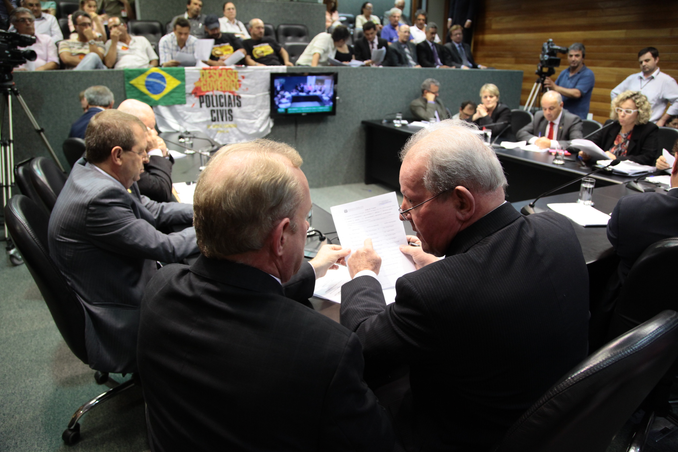 Reunião Conjuntas das Comissões. Foto: Miriam Zomer/ Agência AL