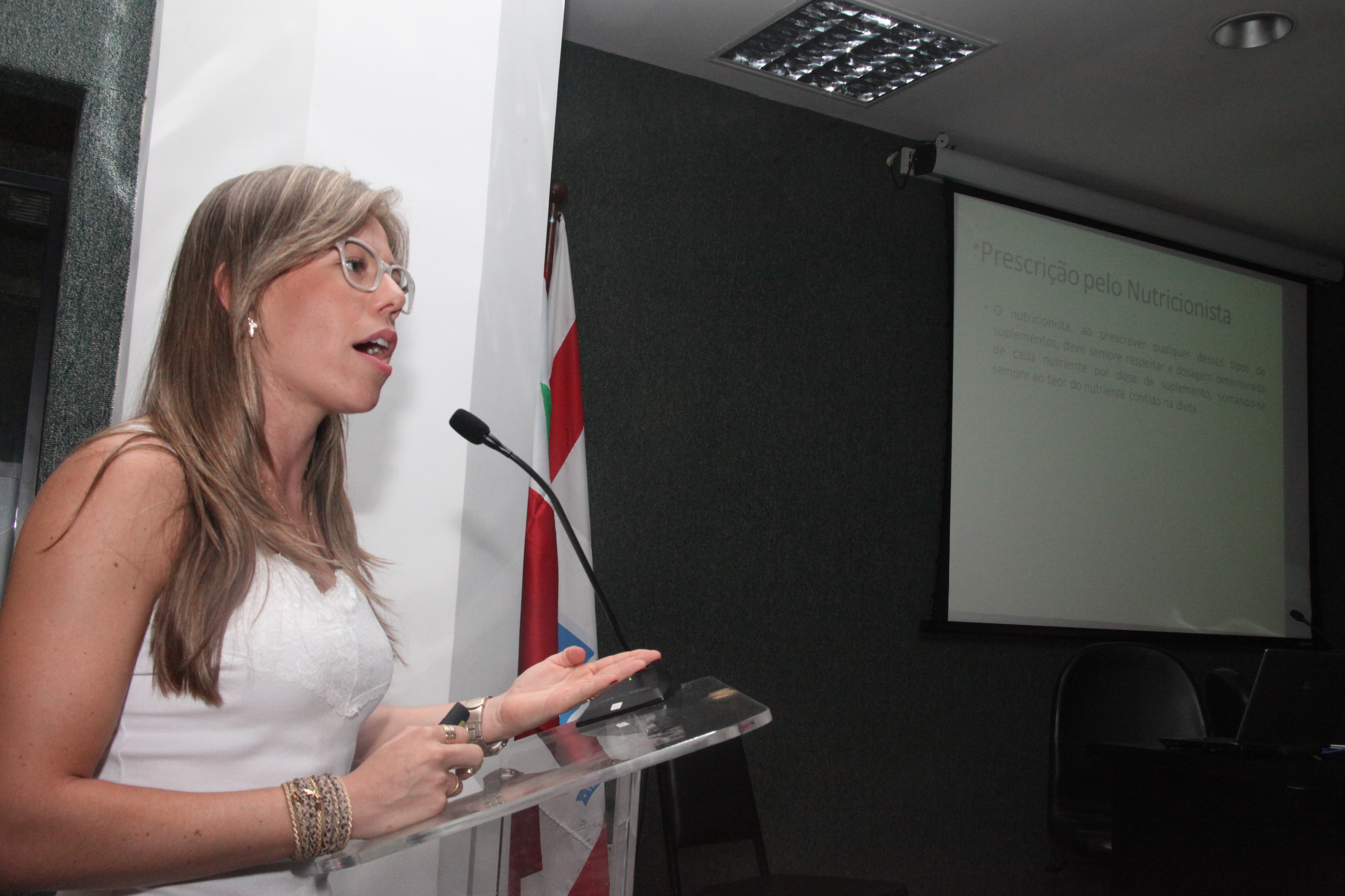 Daniela Muniz - Associação Catarinense de Nutricionistas. Reunião Ampliada Saúde. Foto: Leonardo Gonçalves / Agência AL