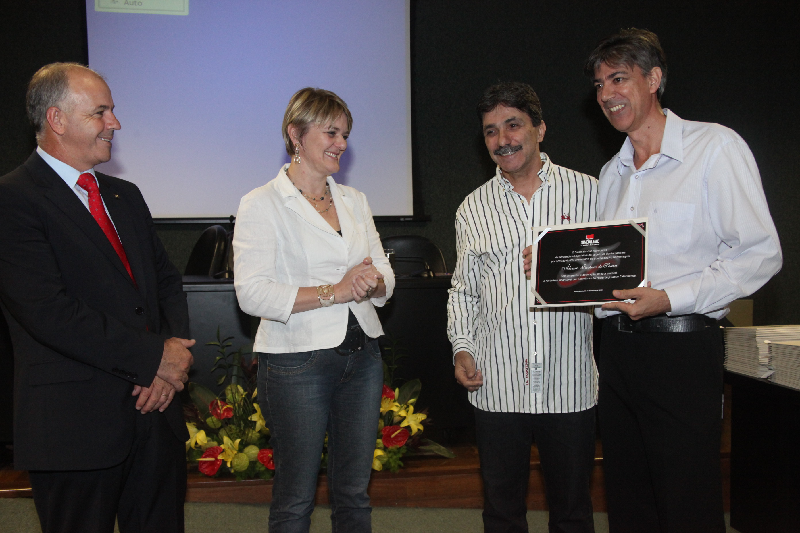 Homenagem 25 Anos Sindalesc. Foto: Fábio Queiroz / Agência AL