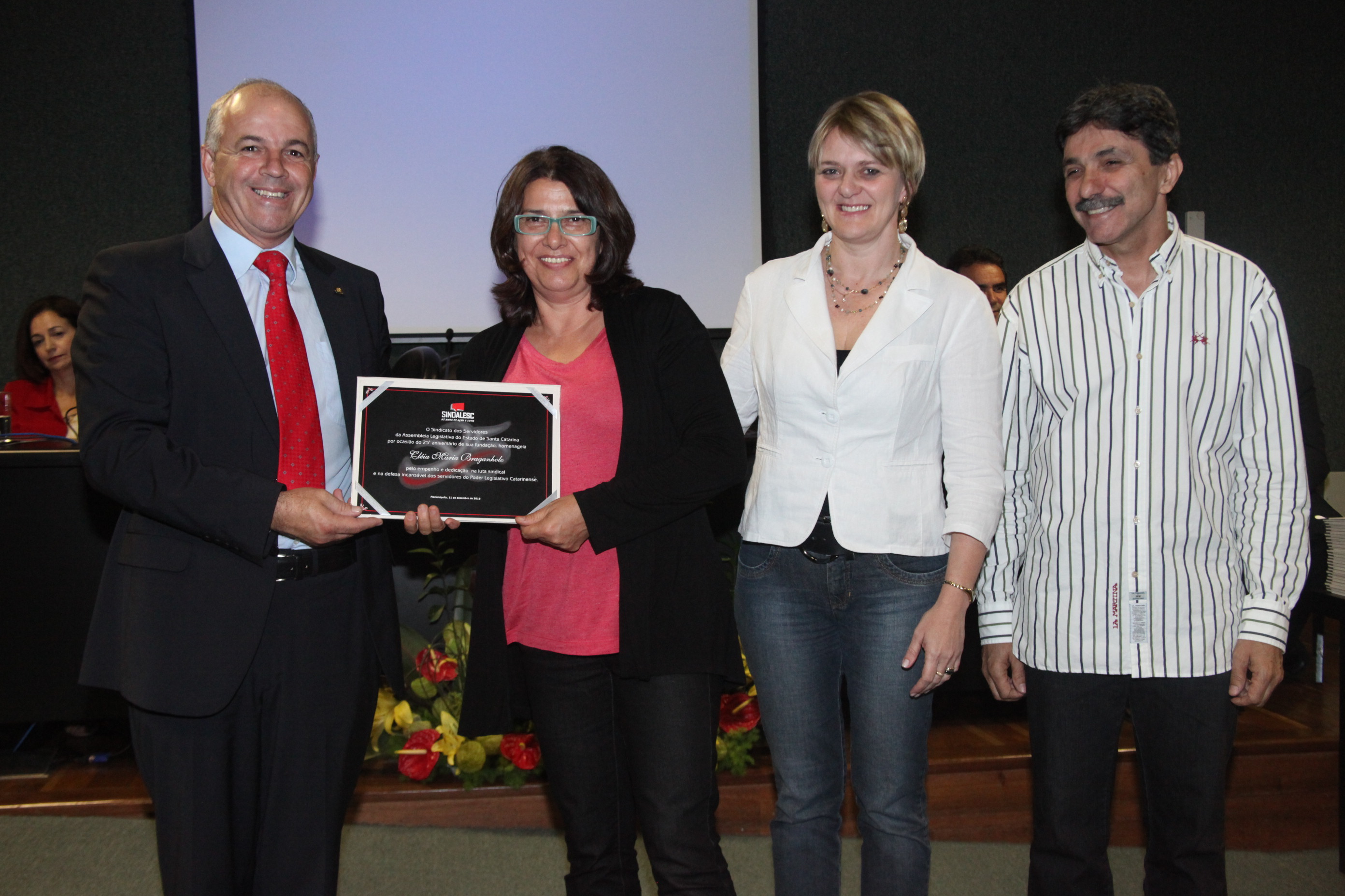 Homenagem 25 Anos Sindalesc. Foto: Fábio Queiroz / Agência AL