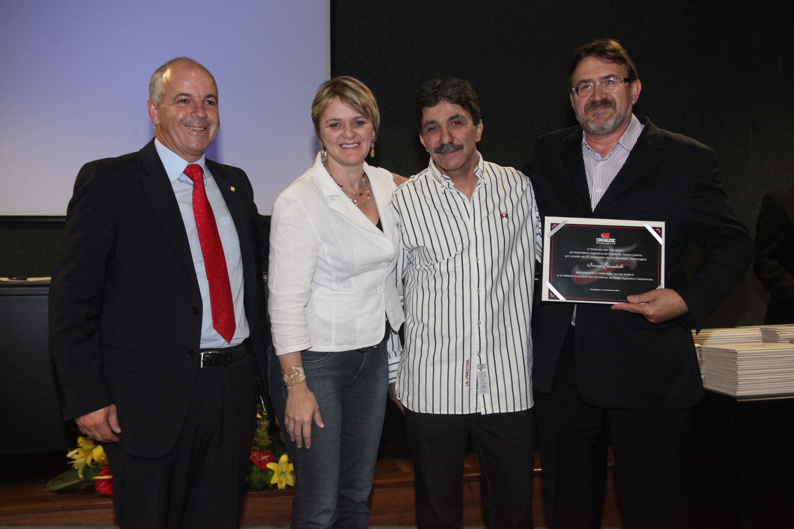 Homenagem 25 Anos Sindalesc. Foto: Fábio Queiroz / Agência AL