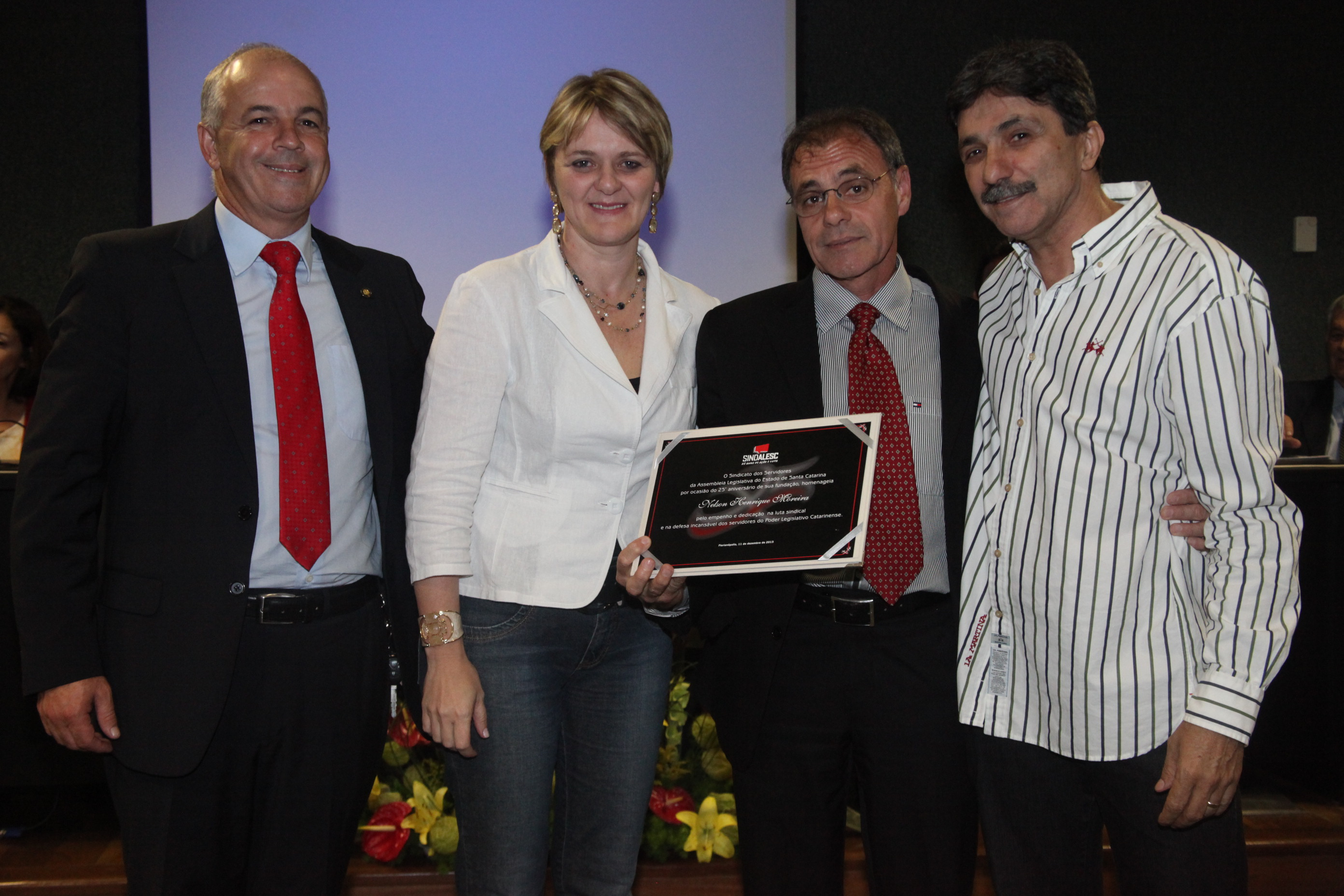 Homenagem 25 Anos Sindalesc. Foto: Fábio Queiroz / Agência AL