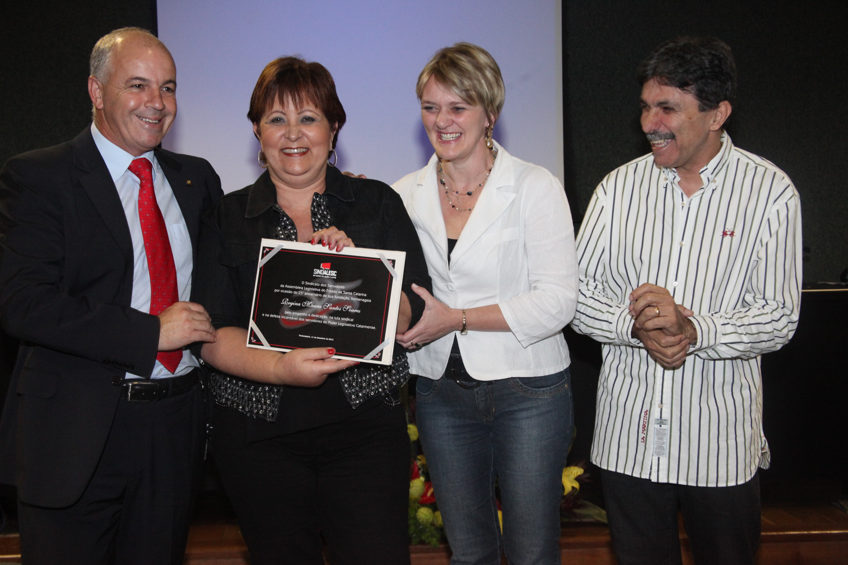 Homenagem 25 Anos Sindalesc. Foto: Fábio Queiroz / Agência AL