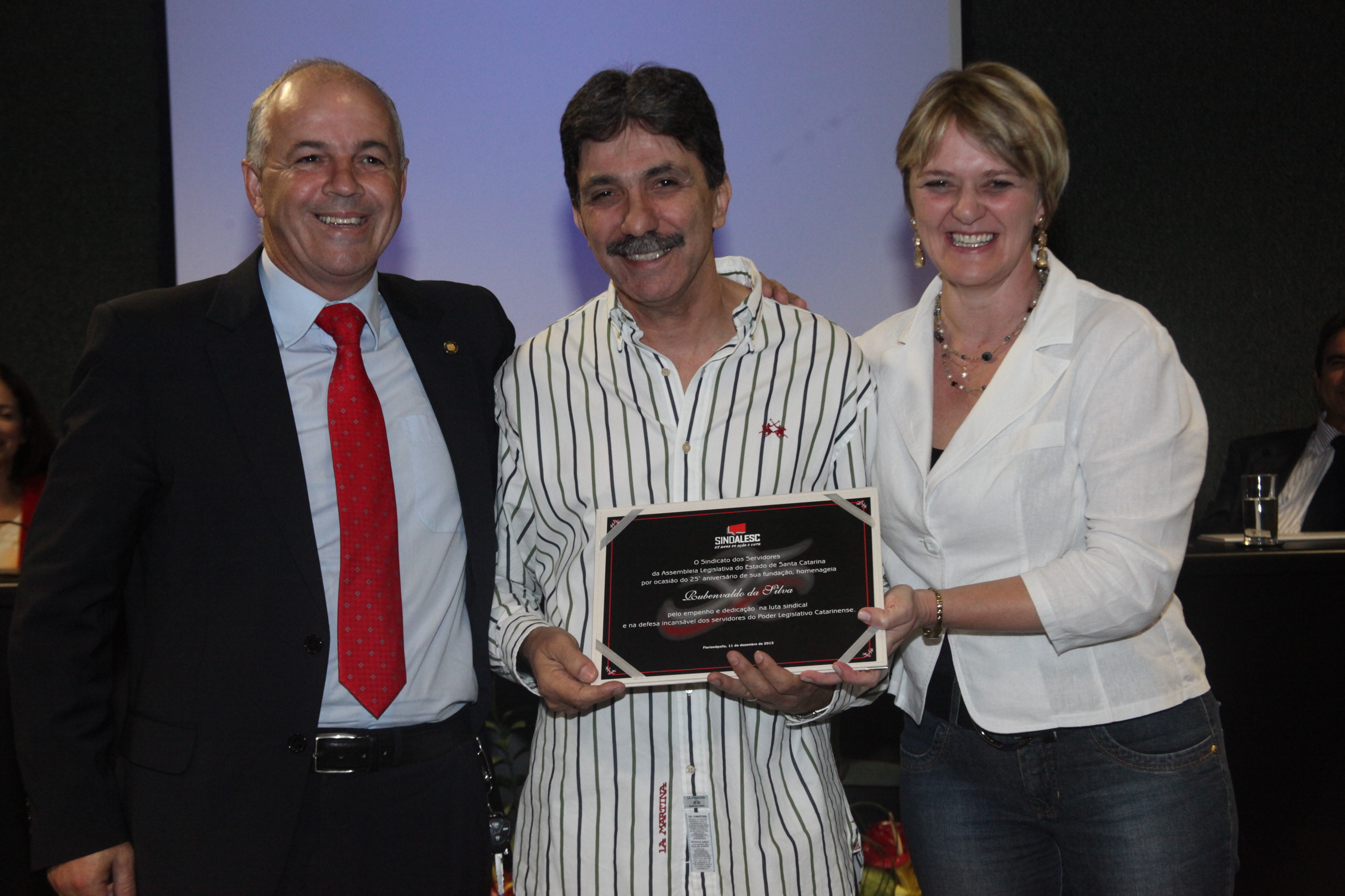 Homenagem 25 Anos Sindalesc. Foto: Fábio Queiroz / Agência AL