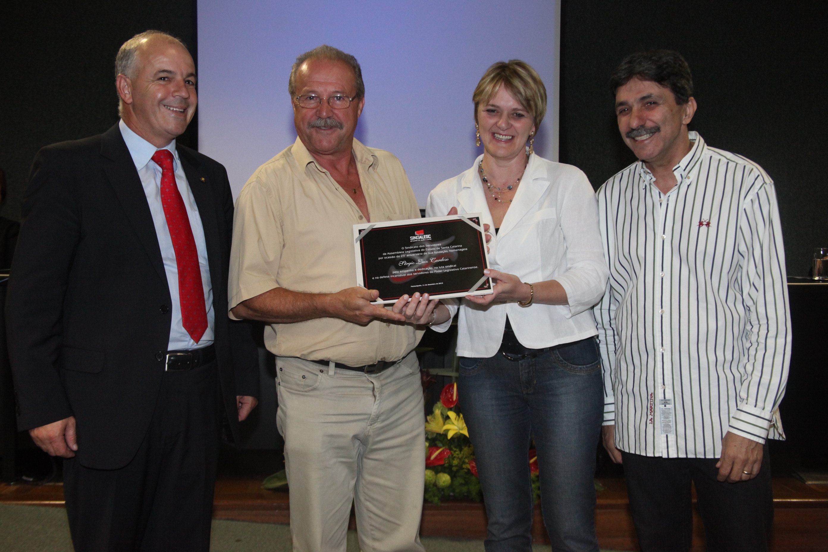 Homenagem 25 Anos Sindalesc. Foto: Fábio Queiroz / Agência AL