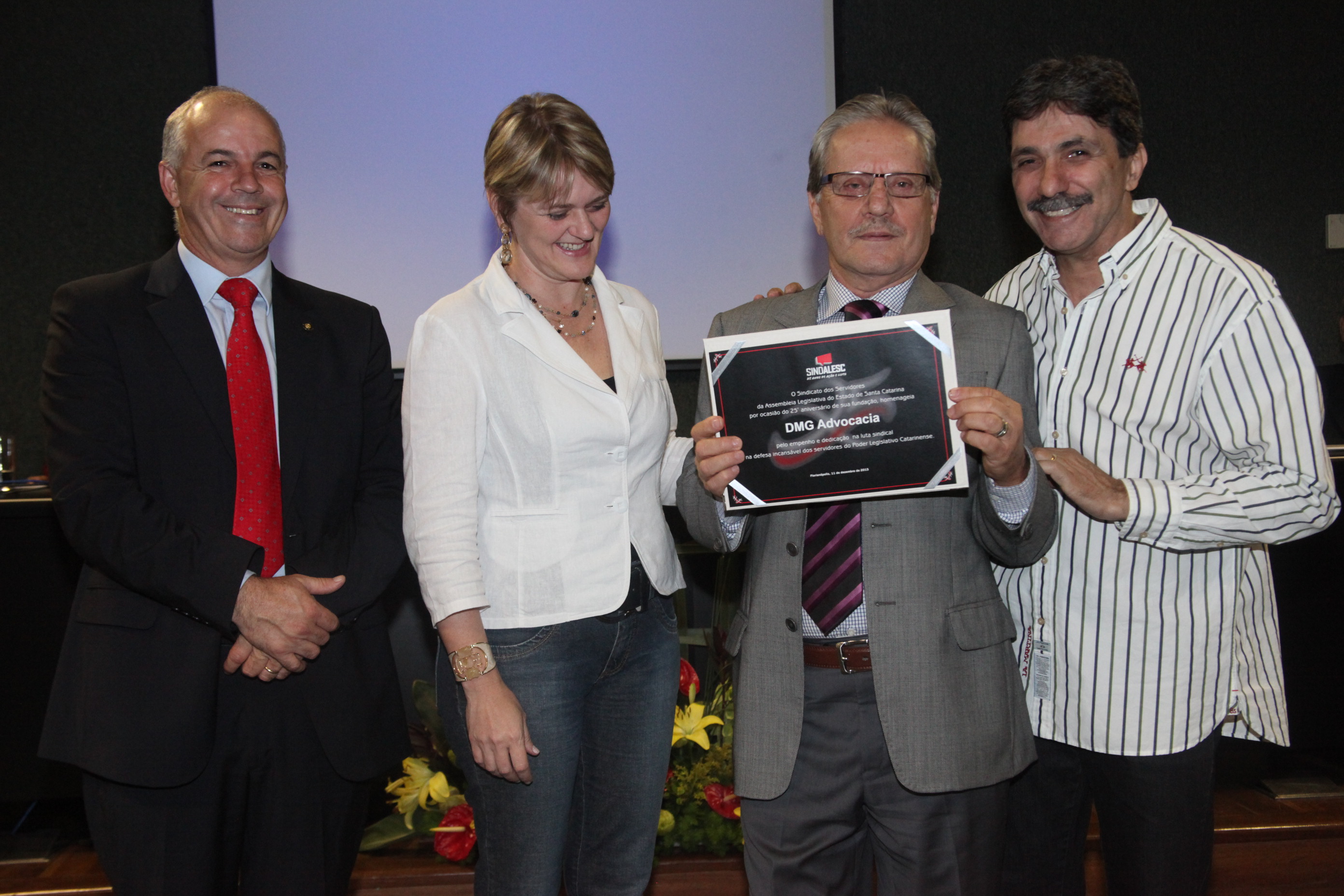 Homenagem 25 Anos Sindalesc. Foto: Fábio Queiroz / Agência AL