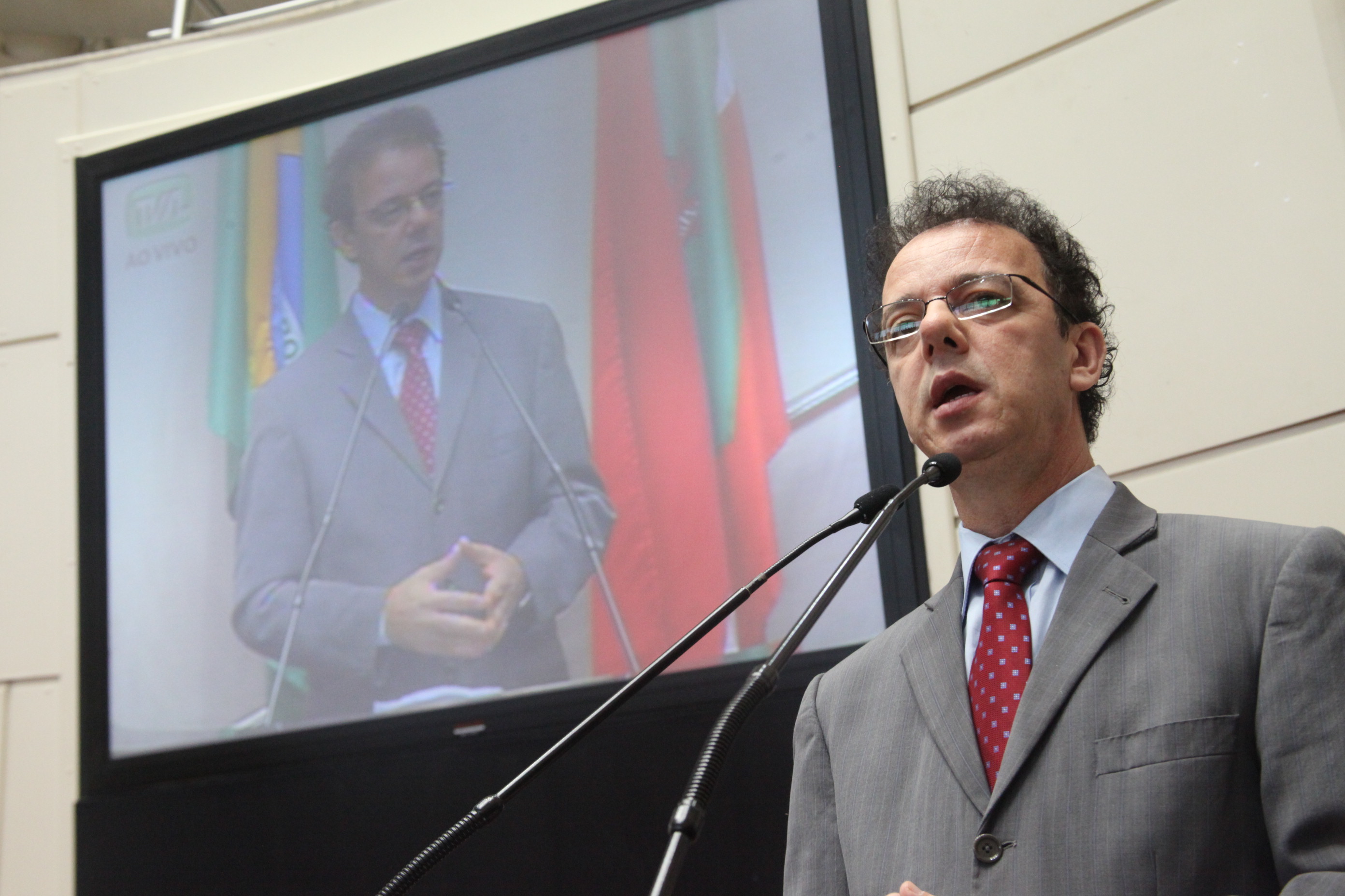 Deputado Ismael dos Santos (PSD). Sessão Ordinária. Foto: Leonardo Gonçalves / Agência AL
